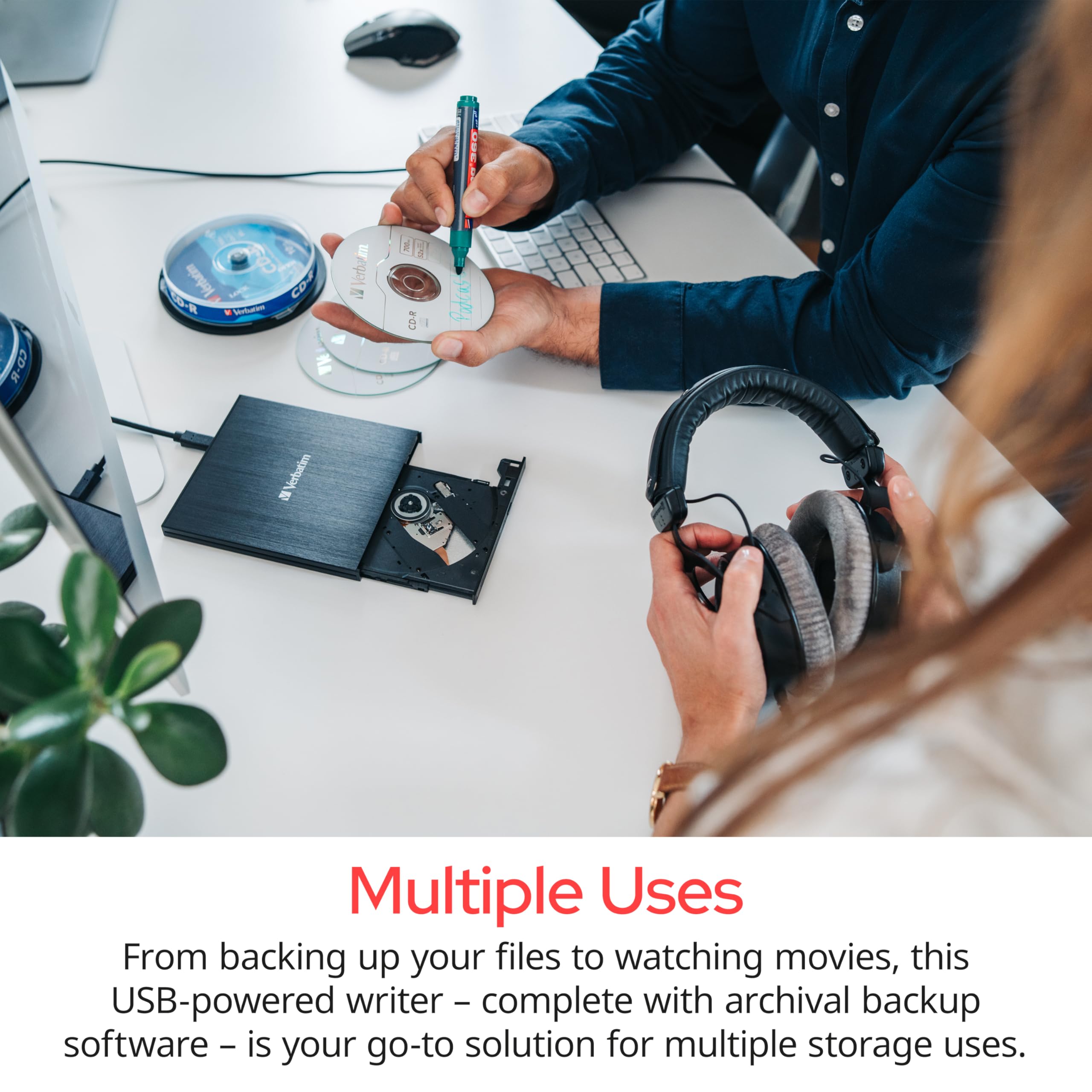 Verbatim External Slimline CD/DVD Write