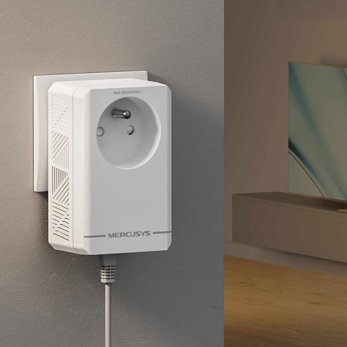 TP-LINK AV1000 Gigabit Passthrough Powerline Starter Kit