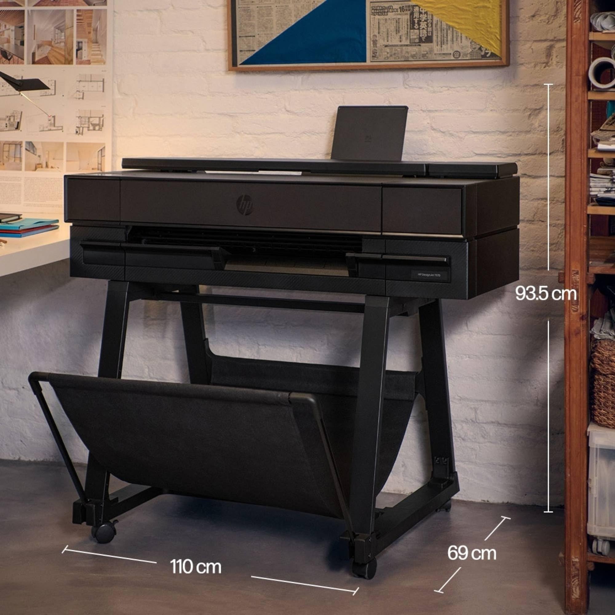HP DesignJet T870 24inch 2ppm Printer