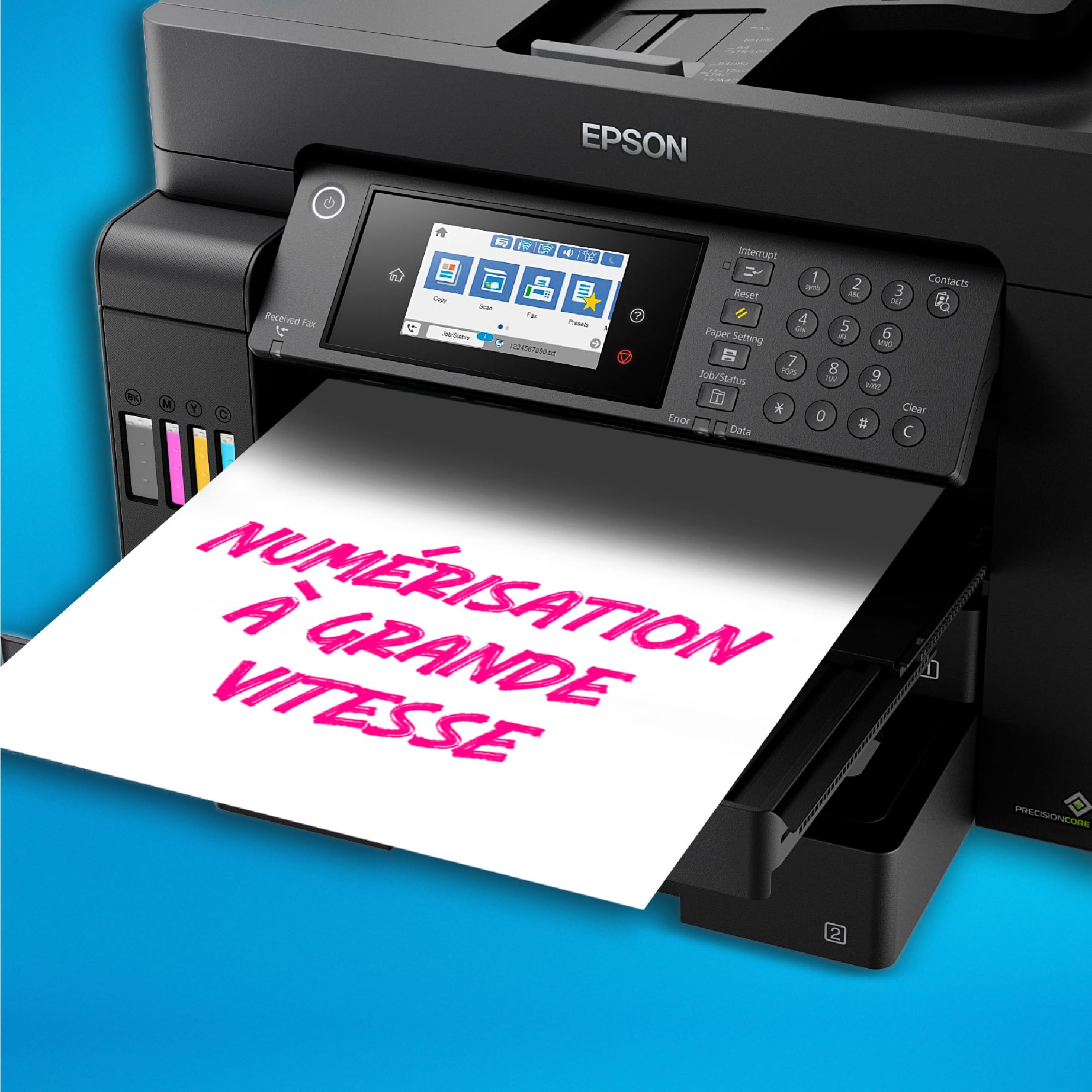 EPSON EcoTank ET-16655 MFP colour inkjet ITS A3 25ppm Print 550sheets USB LAN Wi-Fi Black