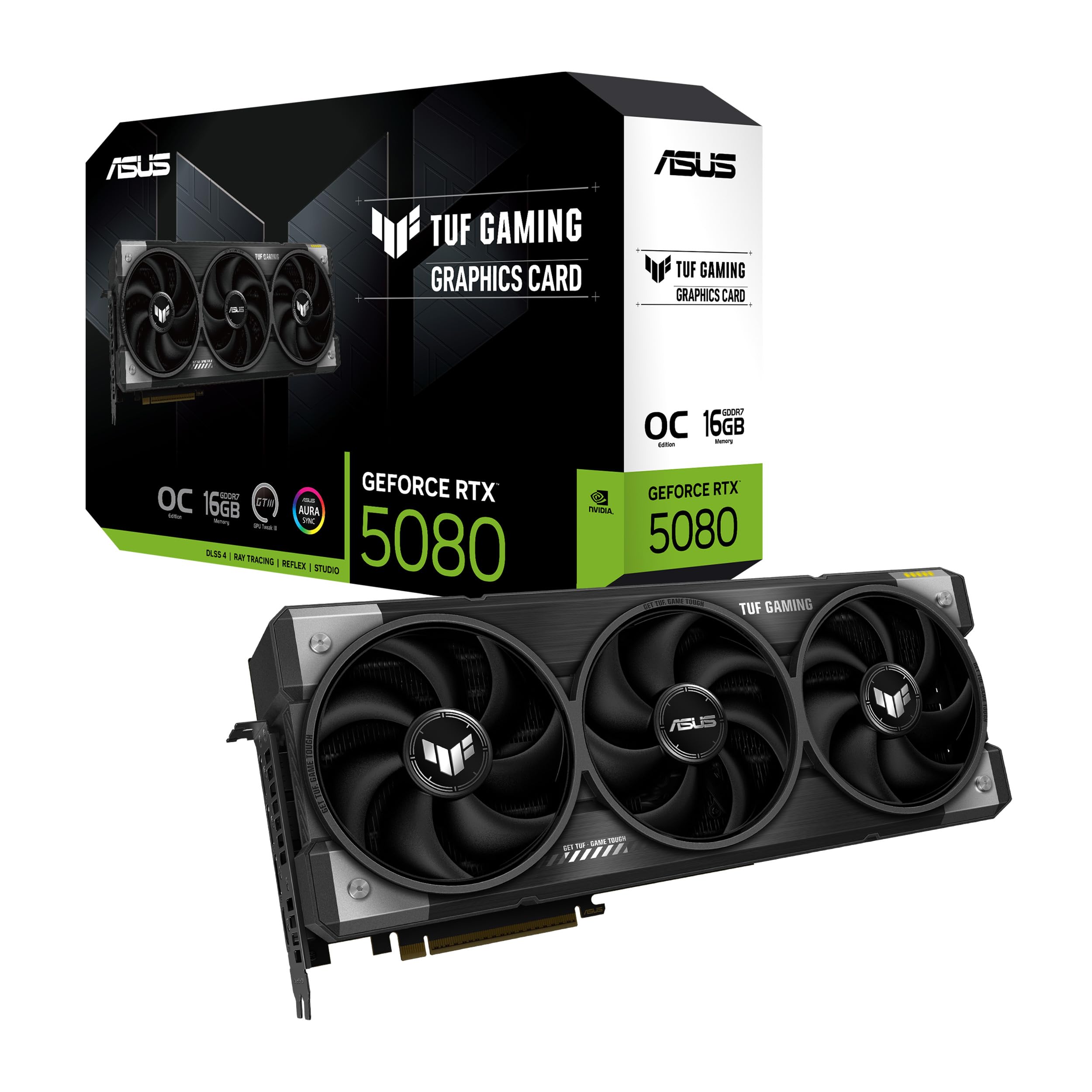ASUS TUF RTX 5080 O16G GAMING 2xHDMI 3xDP