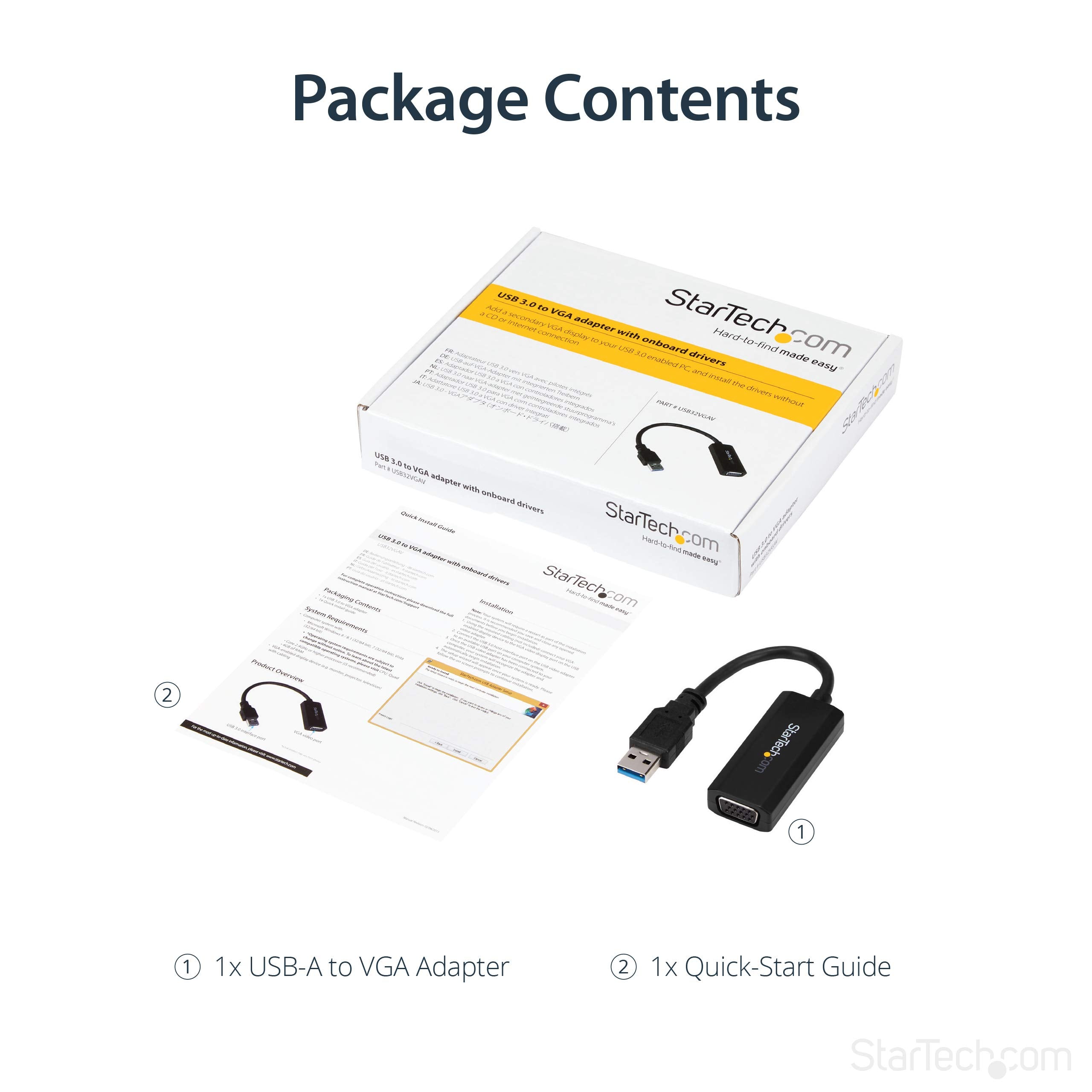 USB 3.o to VGA video adapter - 1920x1200