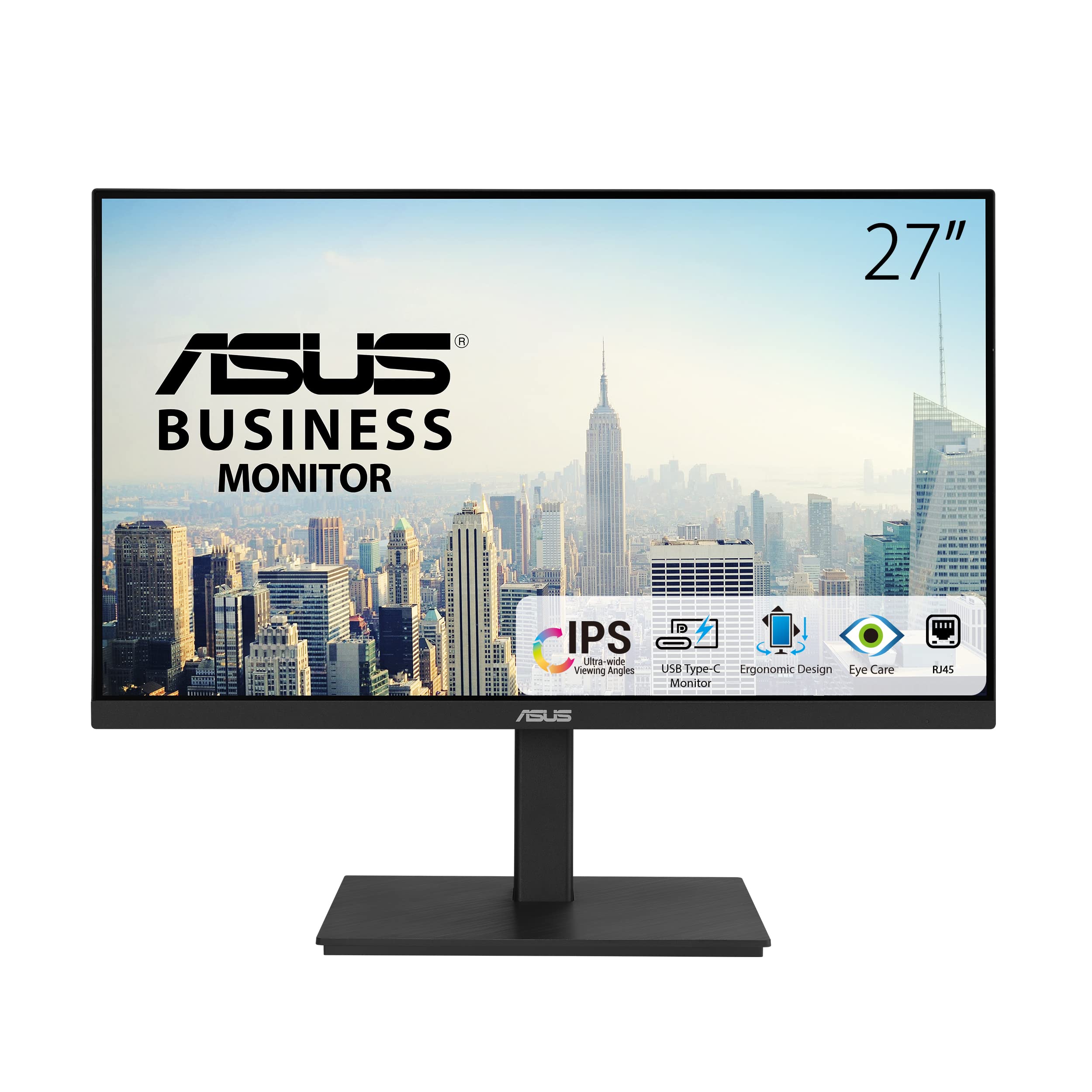 ASUS VA27ECPSN 27p Desktop IPS FHD 5ms 75Hz 300cd/m2 3-year warranty Exchange on site D+1