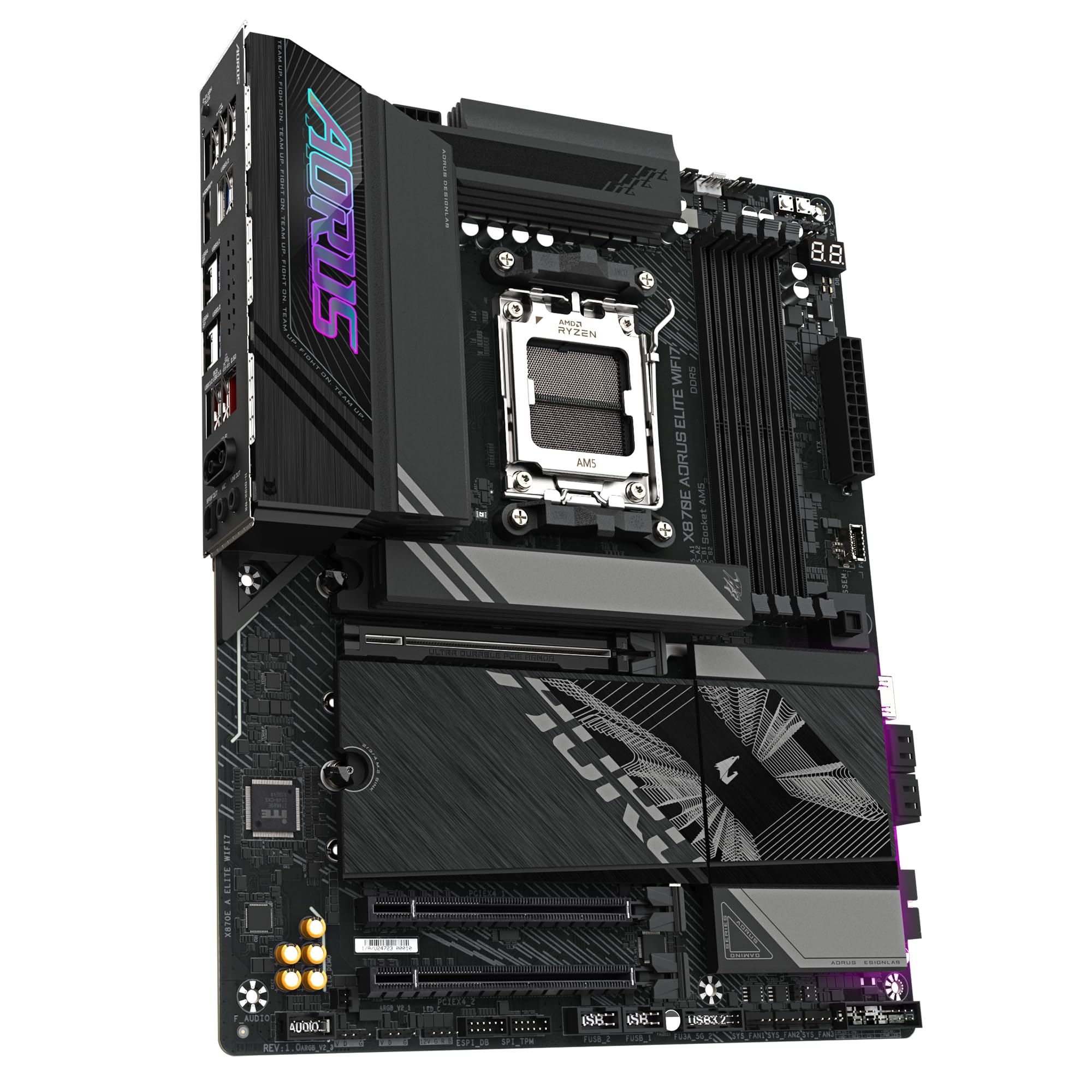 GIGABYTE X870E AORUS ELITE WIFI7 AMD X870E Emplacement AM5 ATX