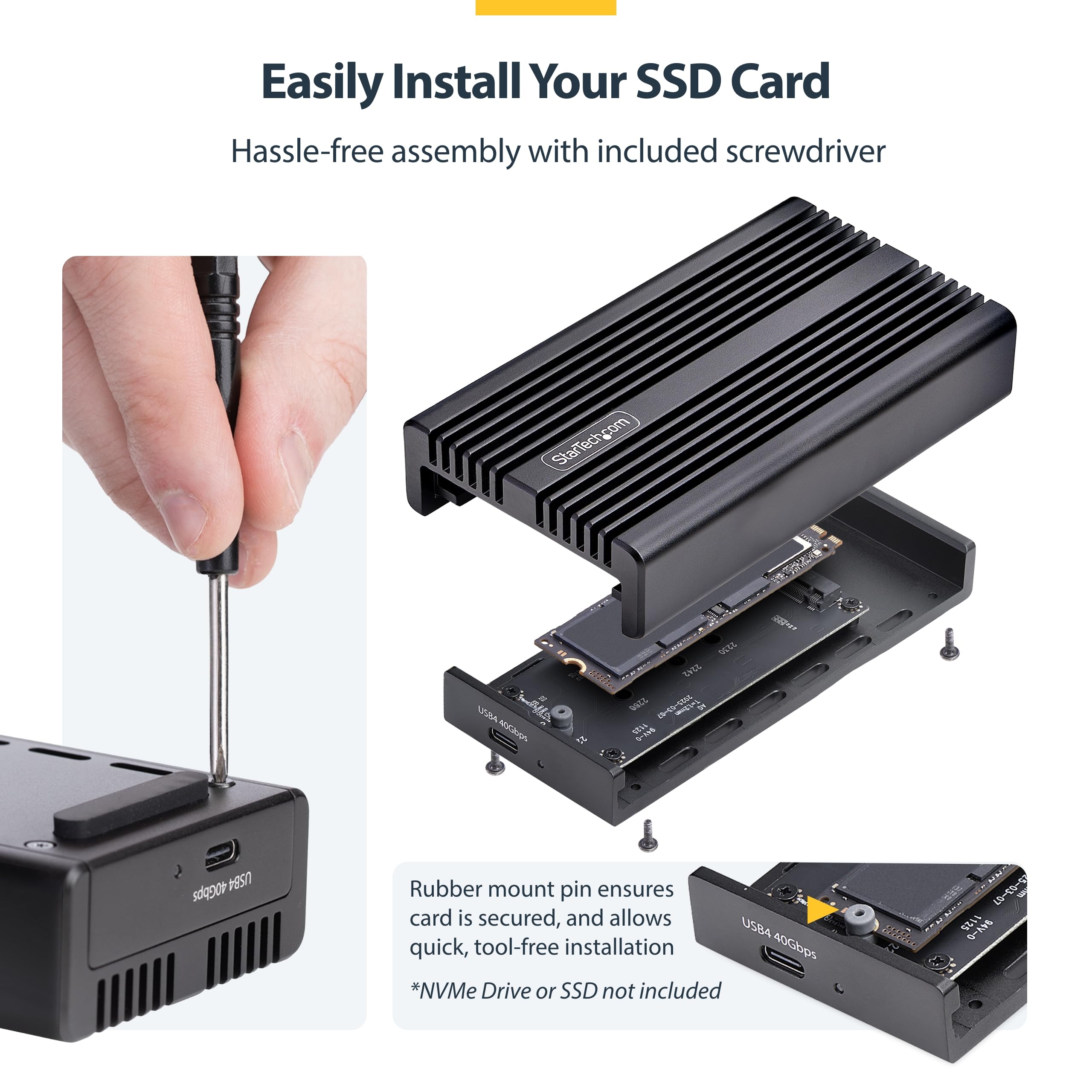 USB4 M.2 NVMe Enclosure SSD Enclosure
