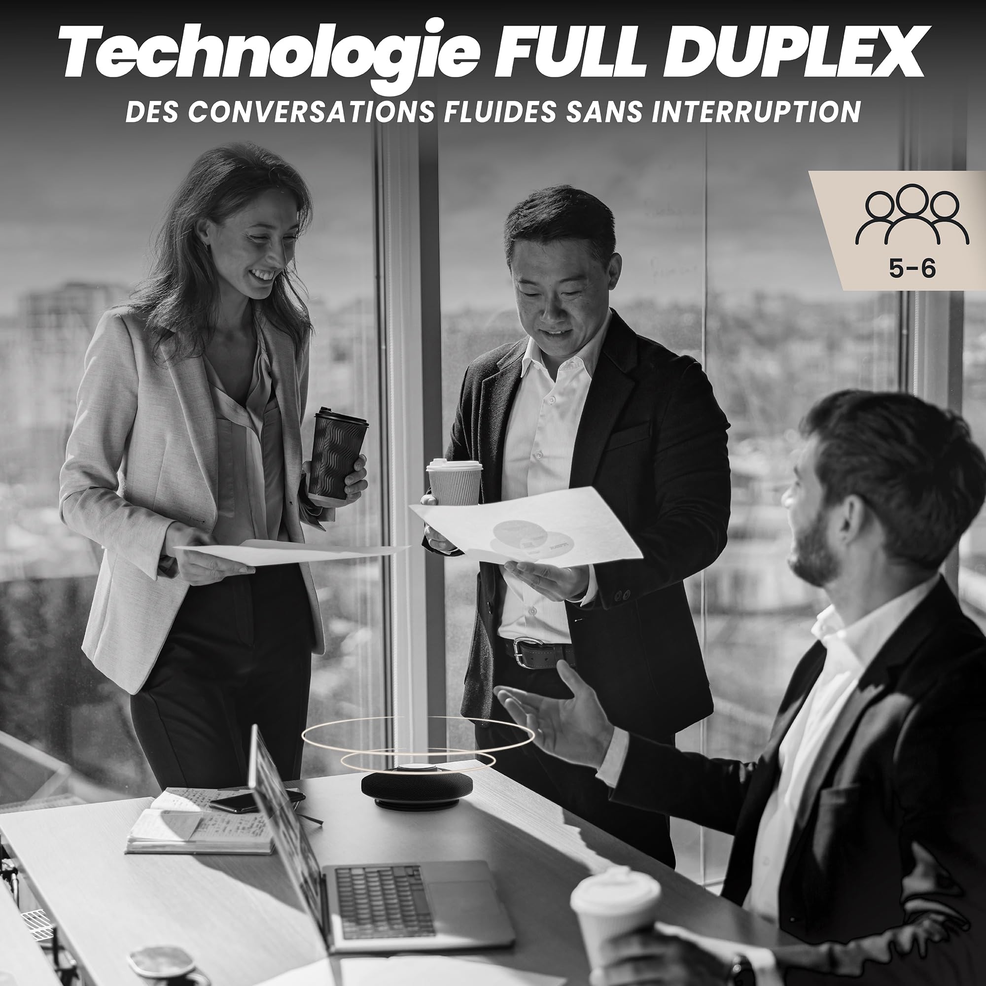 TNB High-quality Professional Wireless Speaker Bluetooth or Wired USB-A/USB-C Connection FULL DUPLEX Technology
