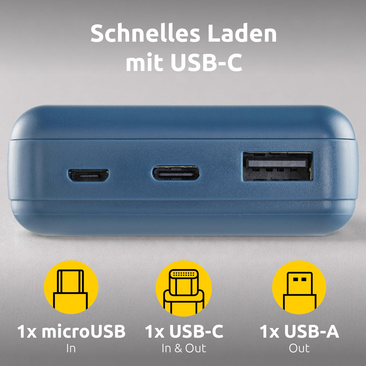 INTENSO PowerBank XS10000 USB / Type-C -10000 mAh pétrole