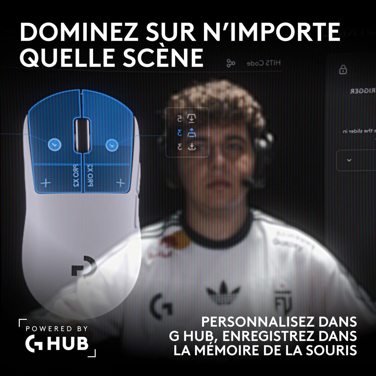LOGITECH PRO X2 SUPERSTRIKE - LUNAR ECLIPSE