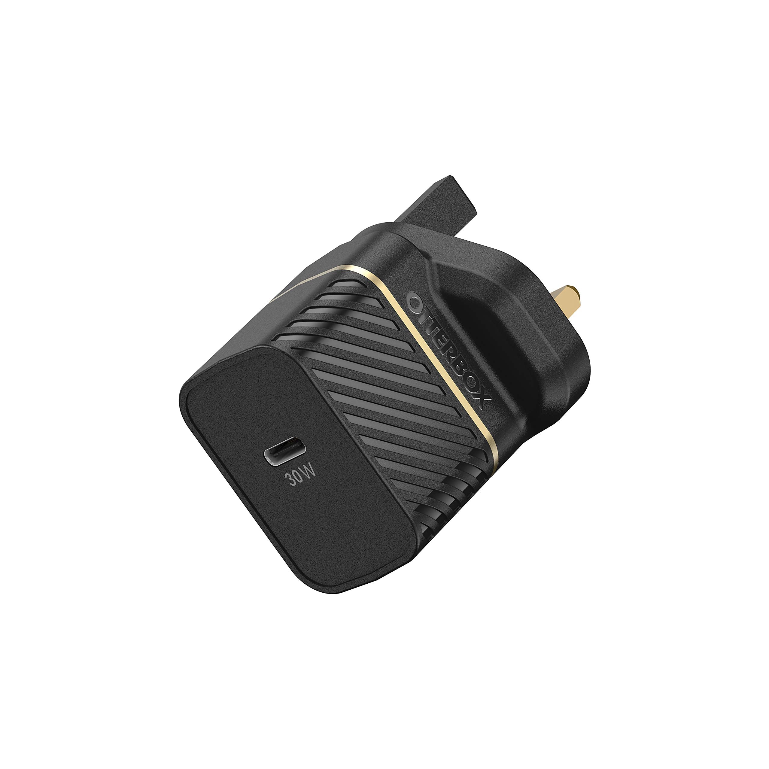 UK Plug 30W GaN - 1XUSB-C 30WUSB-PD BLK
