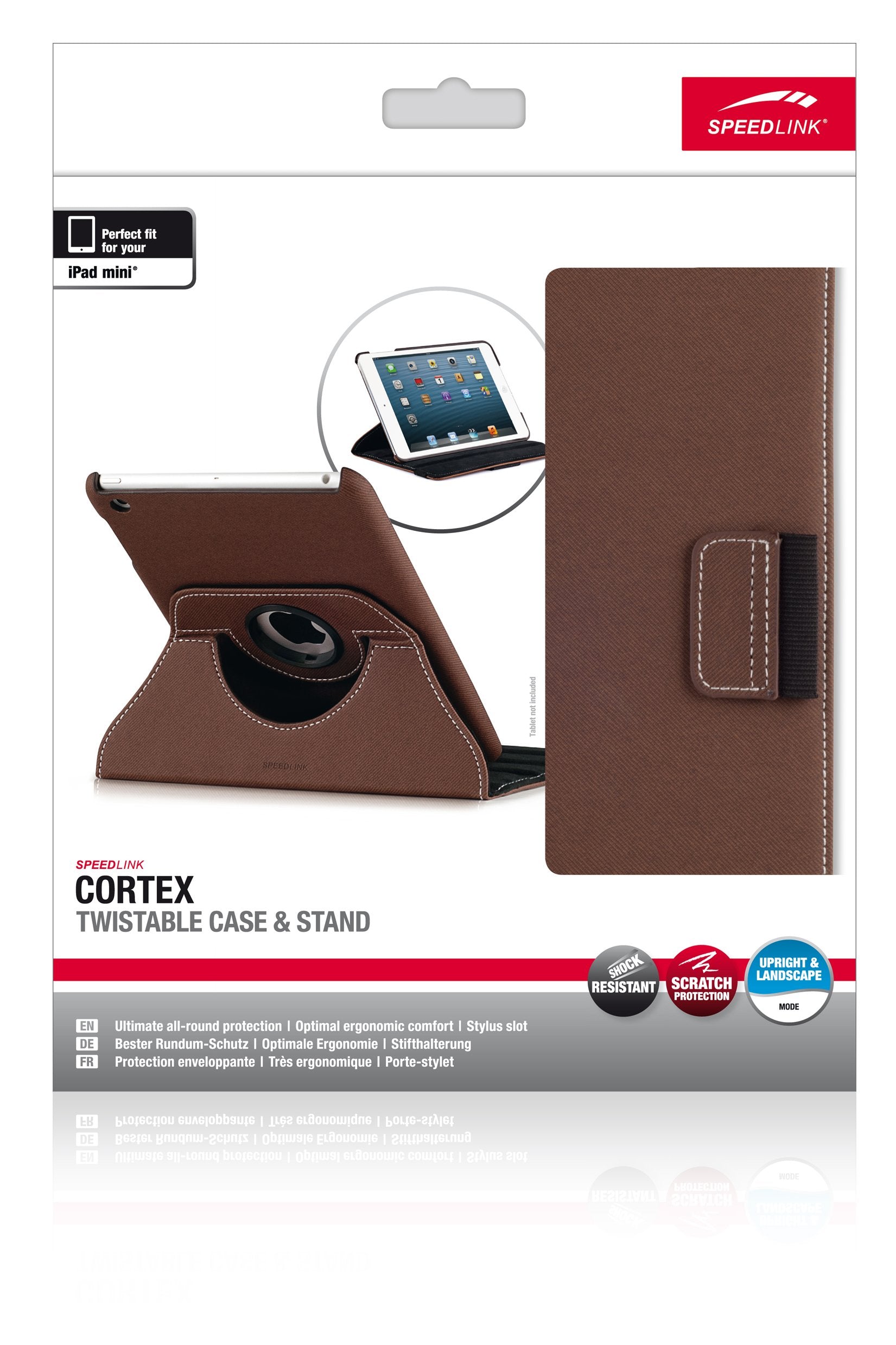 SPEEDLINK CORTEX Twistable Protection iPad mini marron