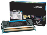 LEXMARK X746, X748 7K cartouche de toner cyan capacité standard 7.000 pages pack de 1 With returnprogram