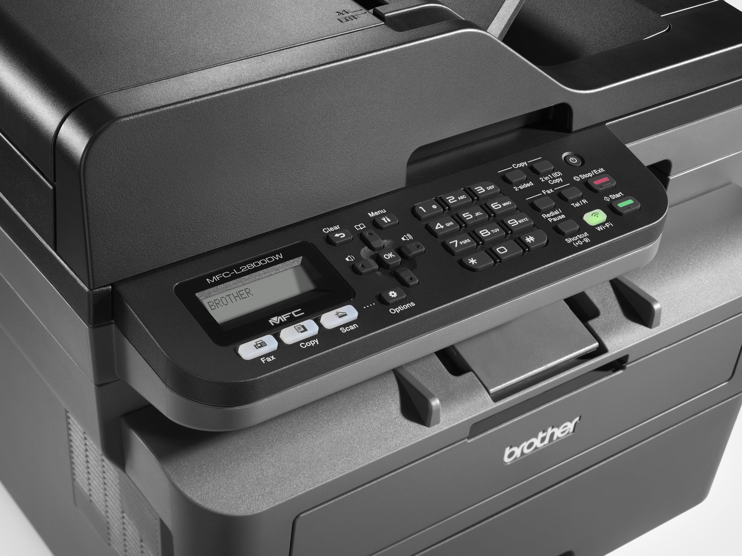 BROTHER MFC-L2800DW MFP Mono B/W laser A4 32ppm copy 32ppm print 250 sheets USB 2.0 LAN Wi-Fi