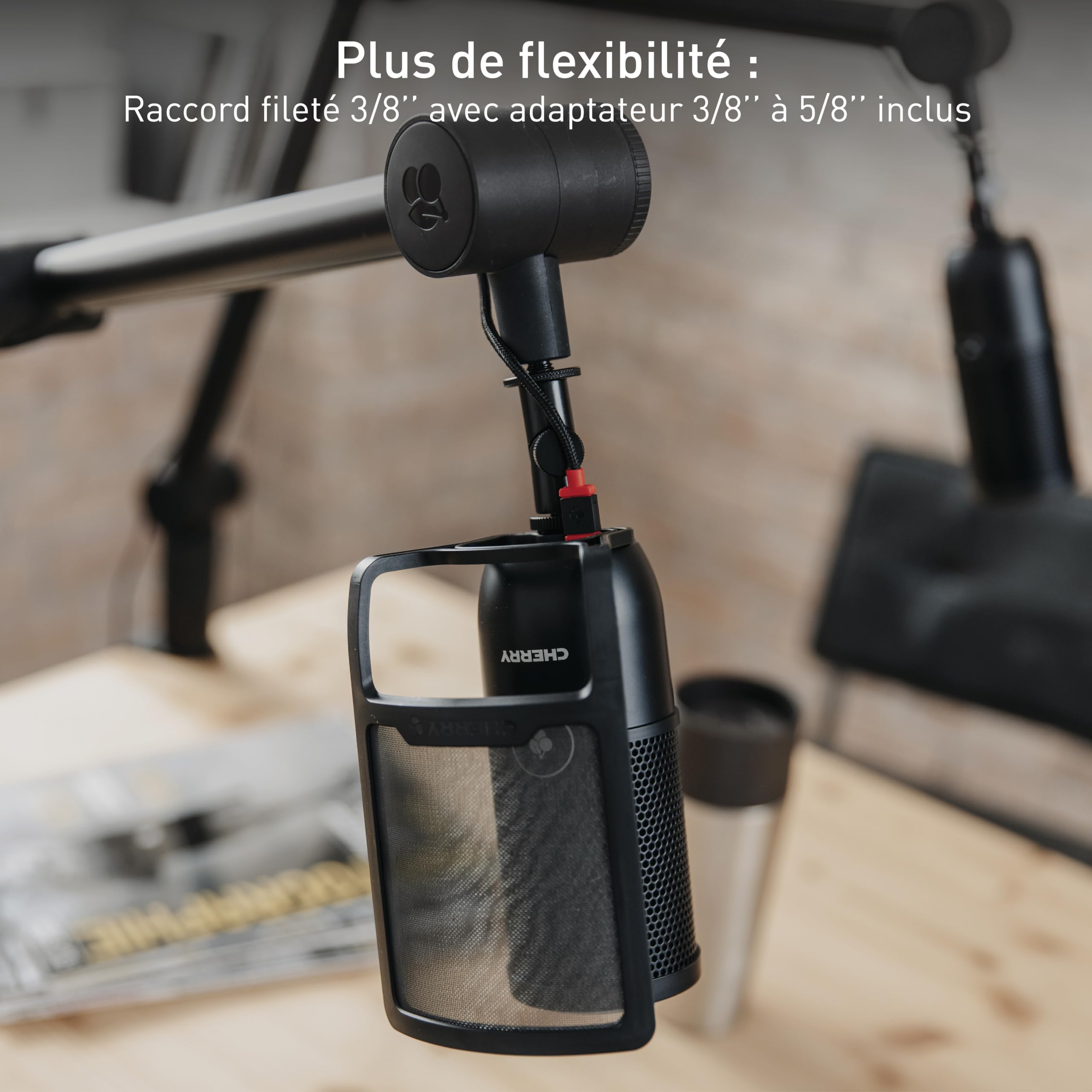 CHERRY Bras de microphone MA 3.0 UNI universel réglable