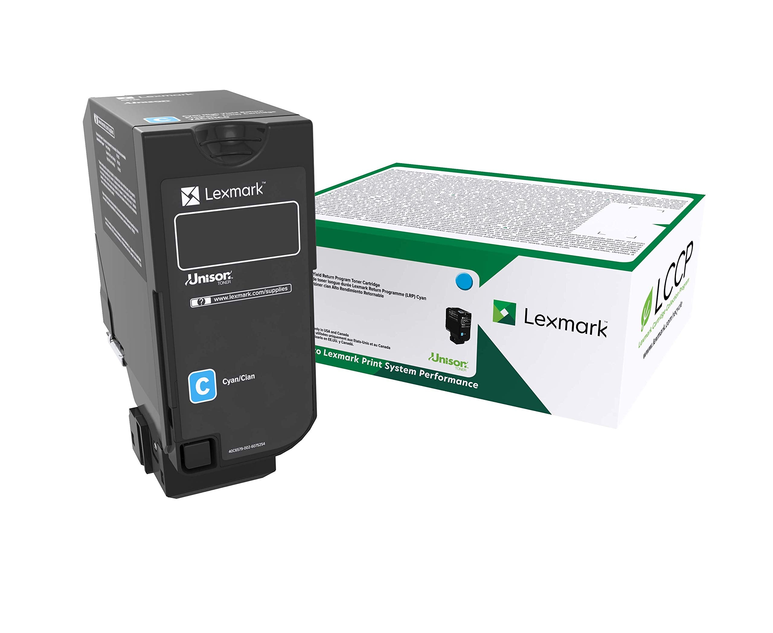 LEXMARK 10K Return Program Cartouche Cyan CS/CX727 CS728