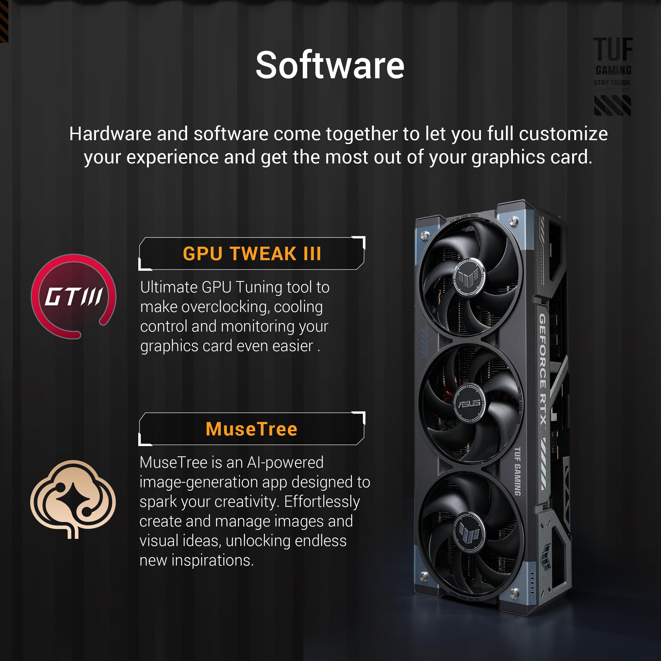ASUS TUF RTX 5080 O16G GAMING 2xHDMI 3xDP