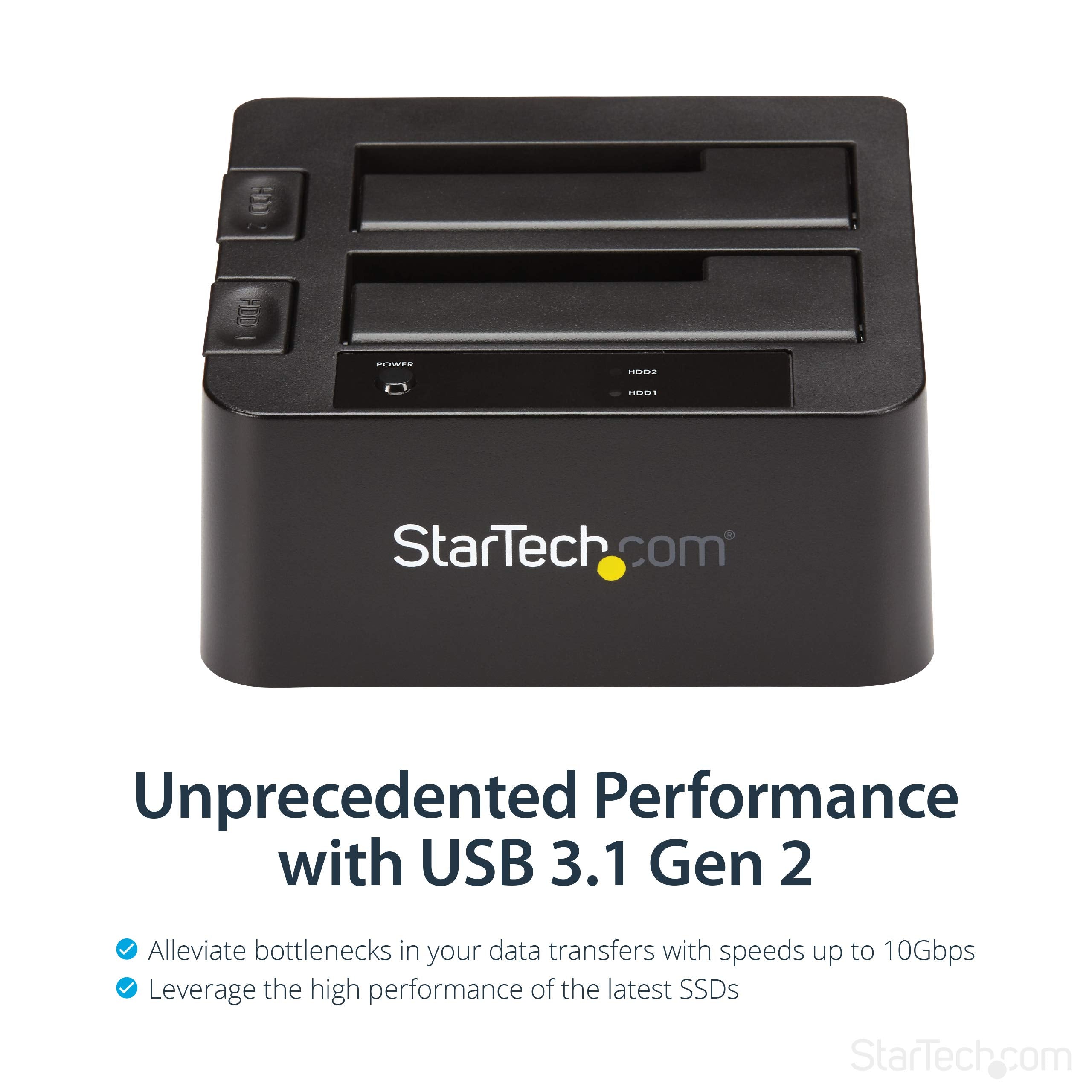USB 3.1 10Gbps Dual-bay Dock