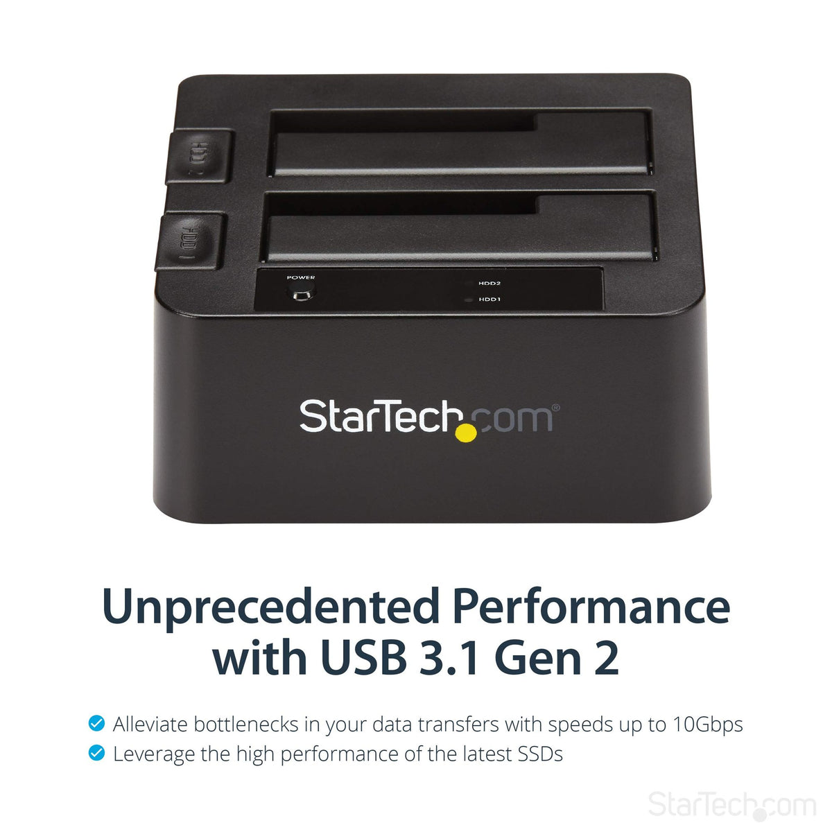 USB 3.1 10Gbps Dual-bay Dock