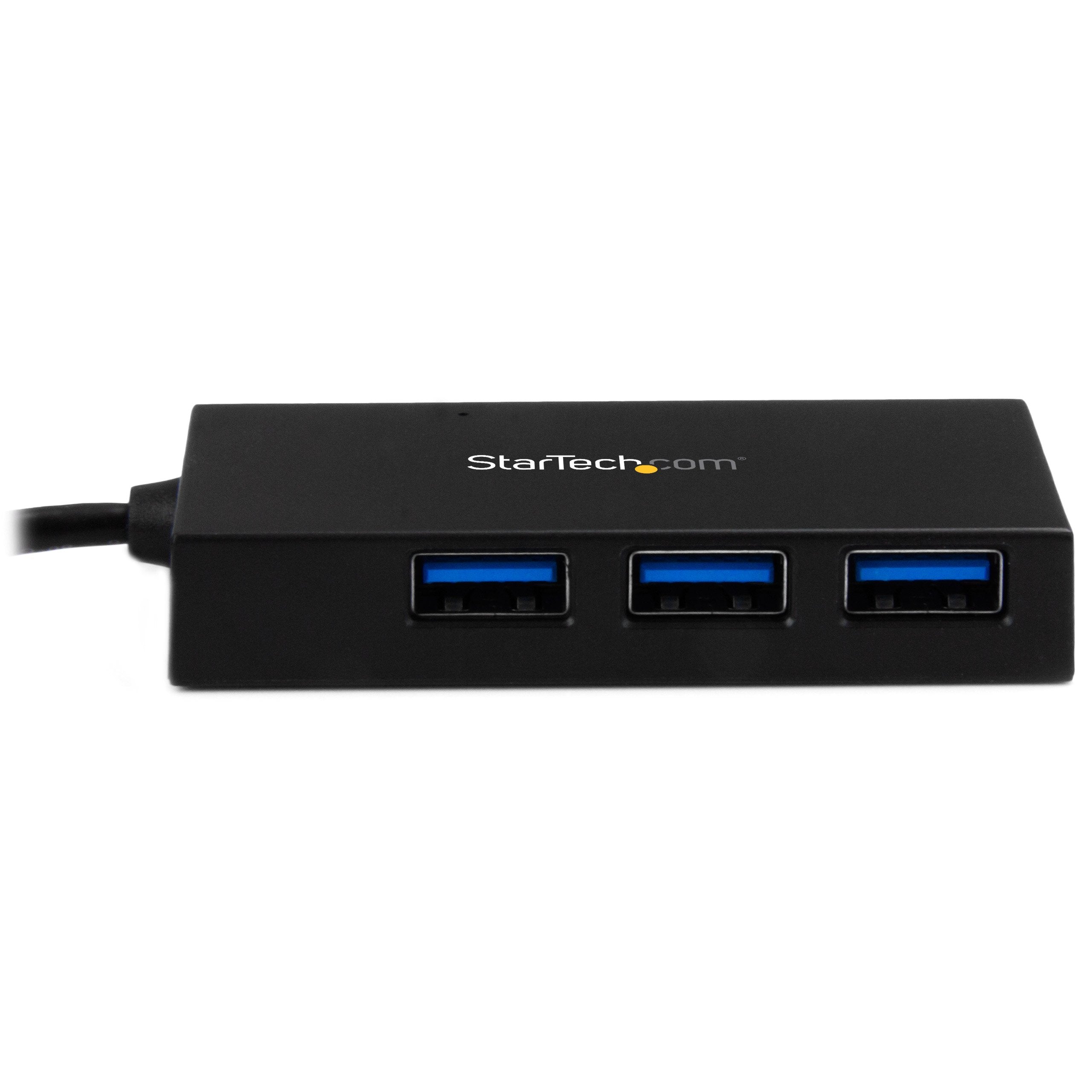 Hub USB C 4 Port - C to A - Power Adapt
