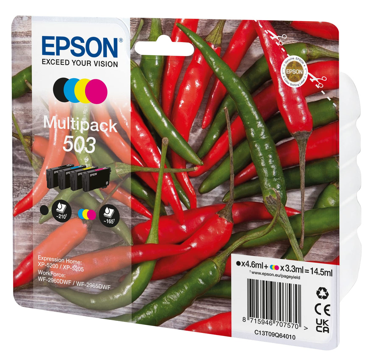 EPSON 1LB Multipack 4colours 503 Ink w/s