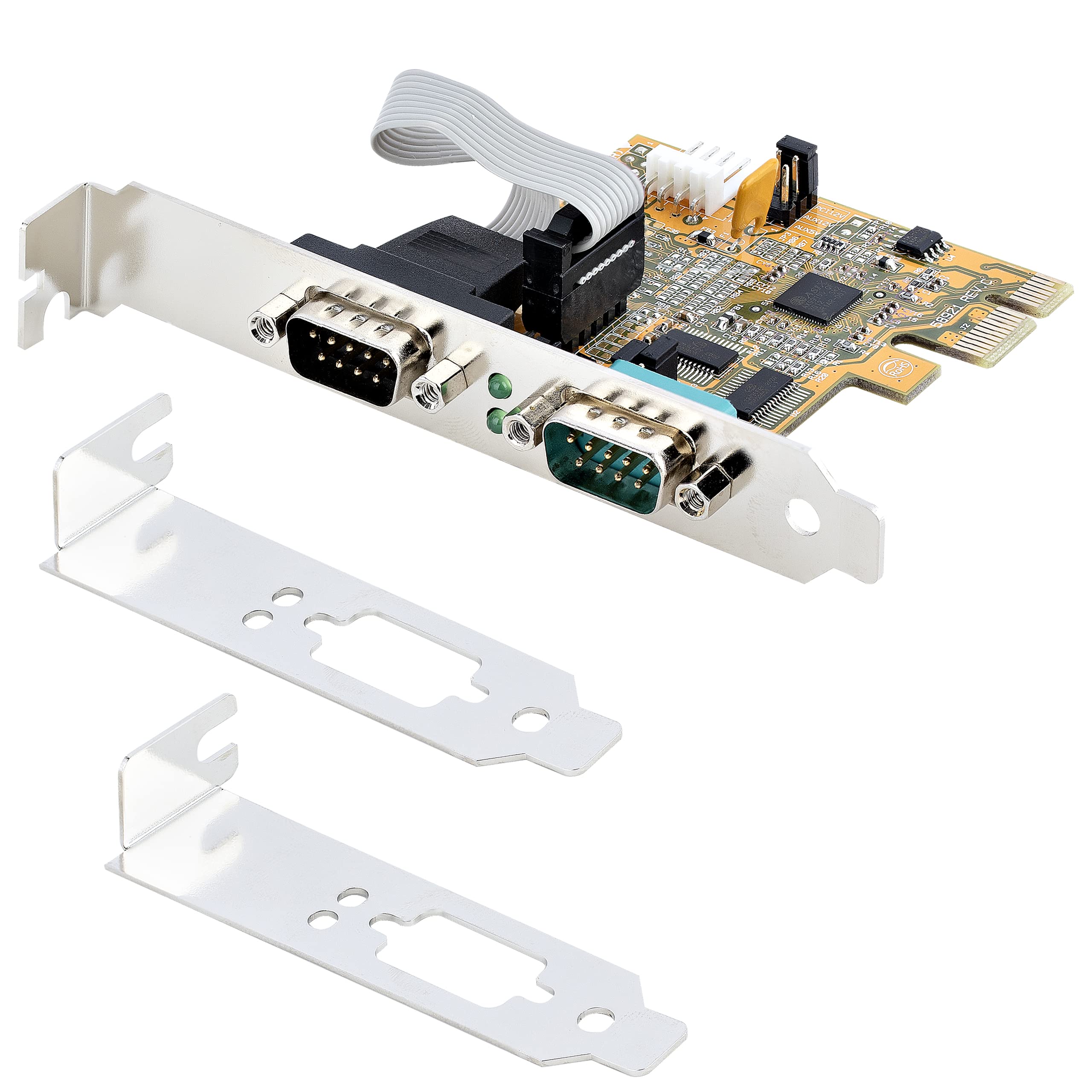 2-Port PCI Express RS232 Serial Card