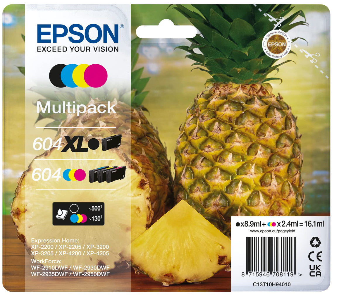 Ink/604XL Pineapple CMYK SEC