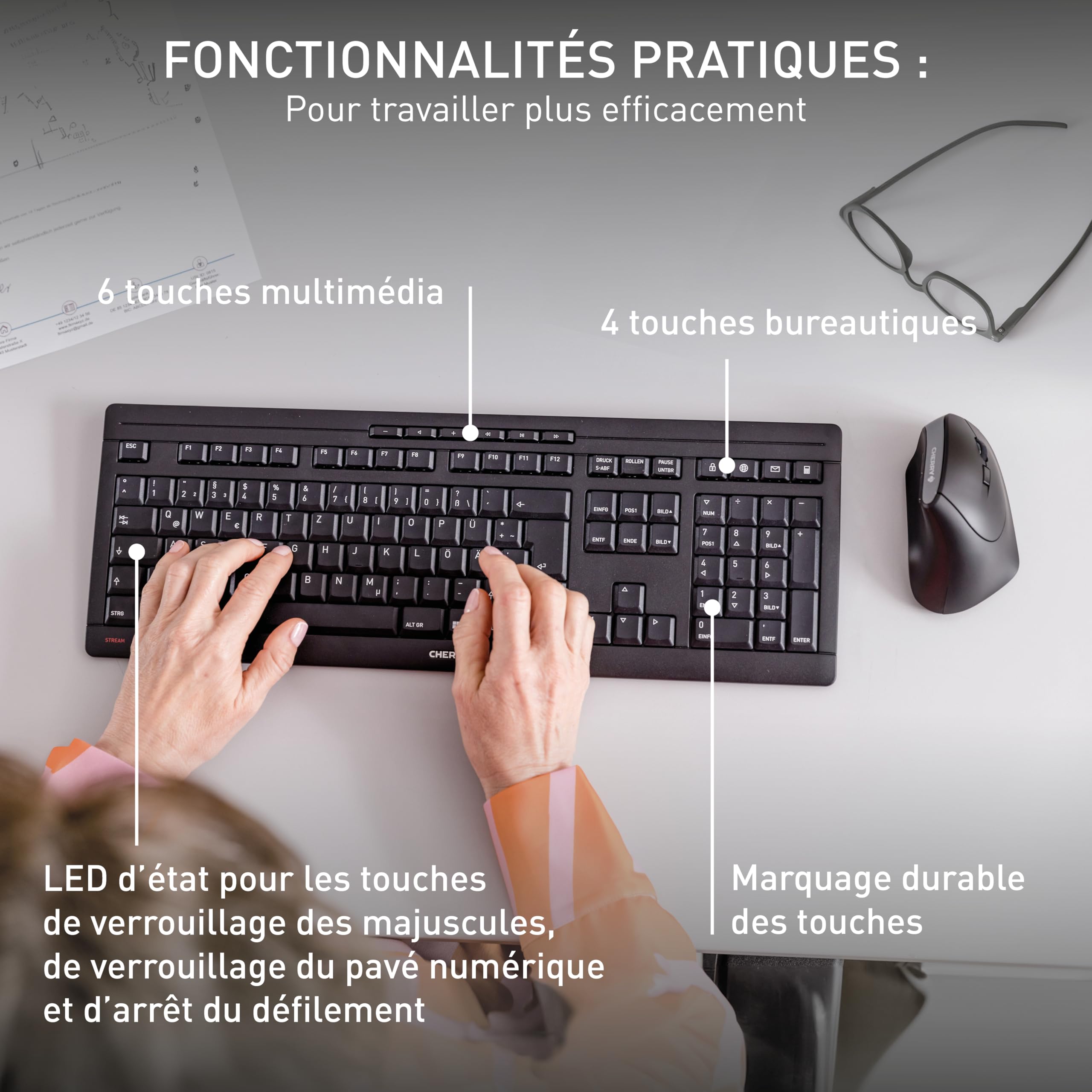 CHERRY Stream Keyboard Wireless (EU)