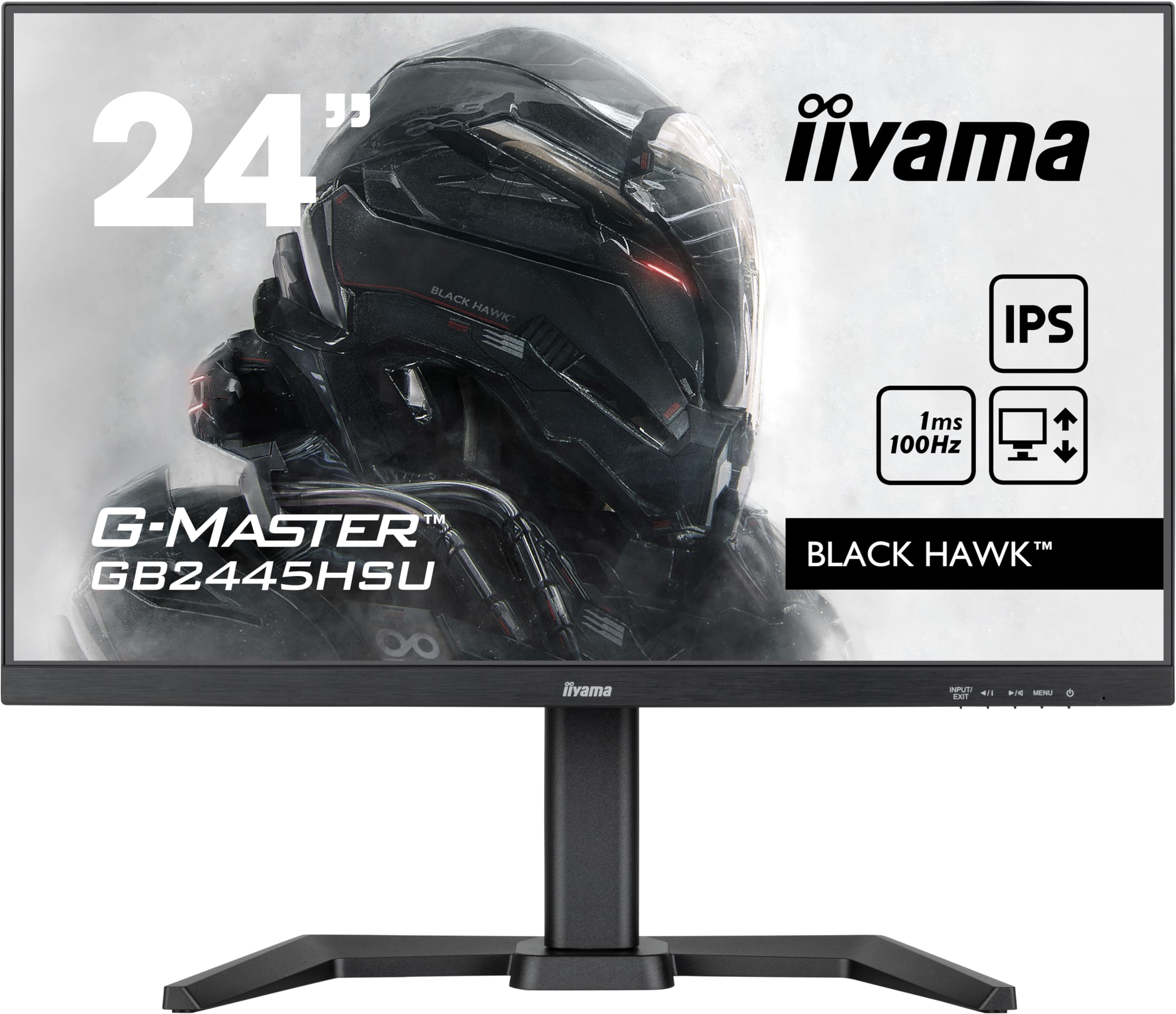 "iiyama G-MASTER GB2445HSU-B1 écran plat de PC 61 cm (24"") 1920 x 1080 pixels Full HD LED Noir"
