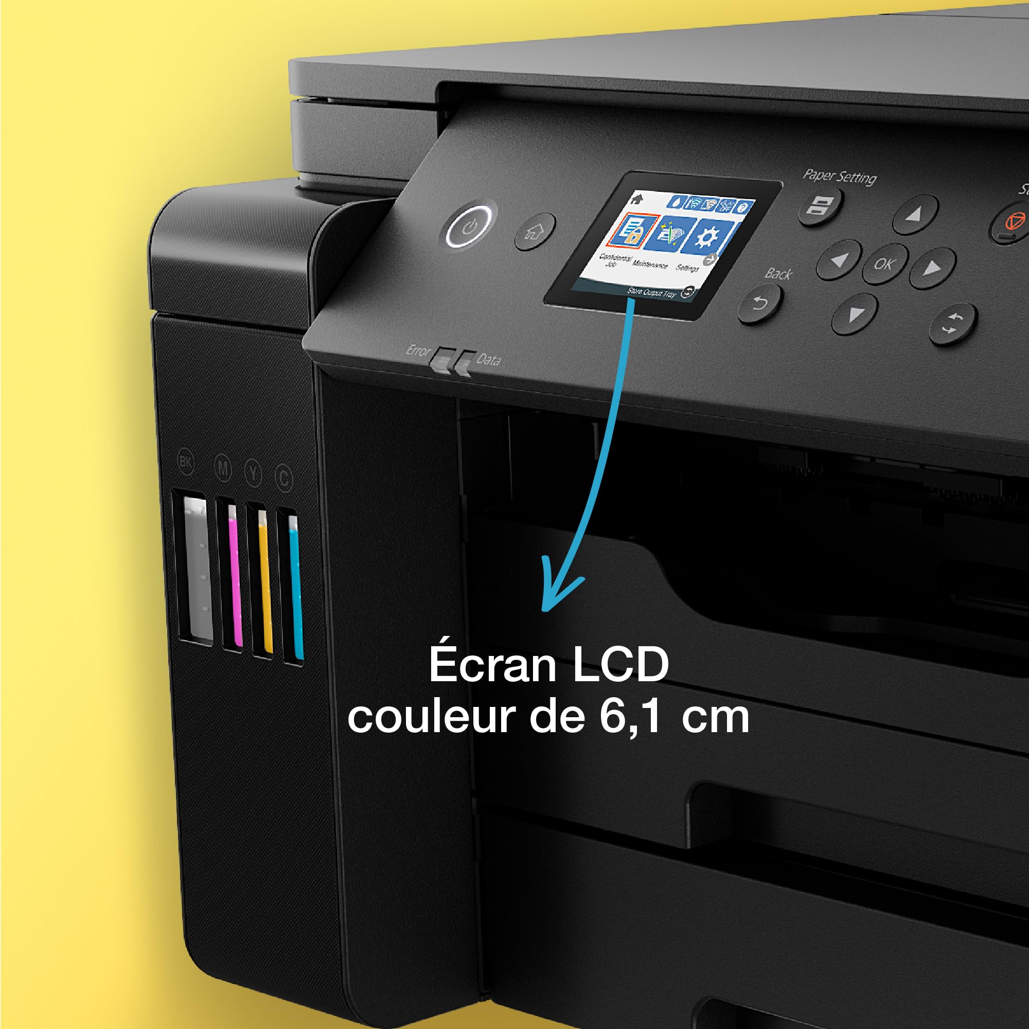 EPSON EcoTank ET-16150 Printer colour Duplex ink-jet A3 4800x1200dpi 25ppm mono/25ppm colour 550 sheets USB LAN Wi-Fi black