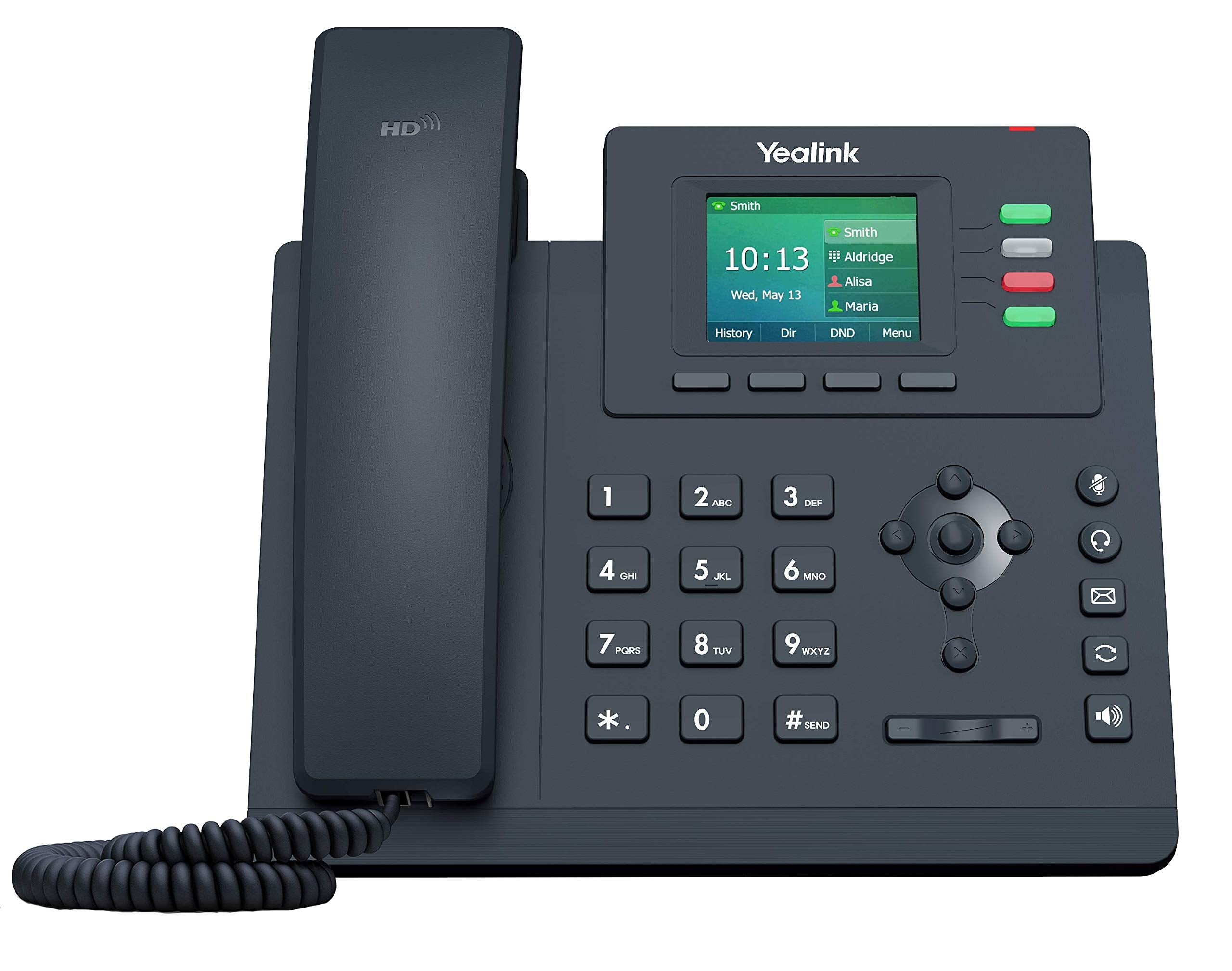 Yealink SIP-T33G téléphone fixe Gris 4 lignes LED