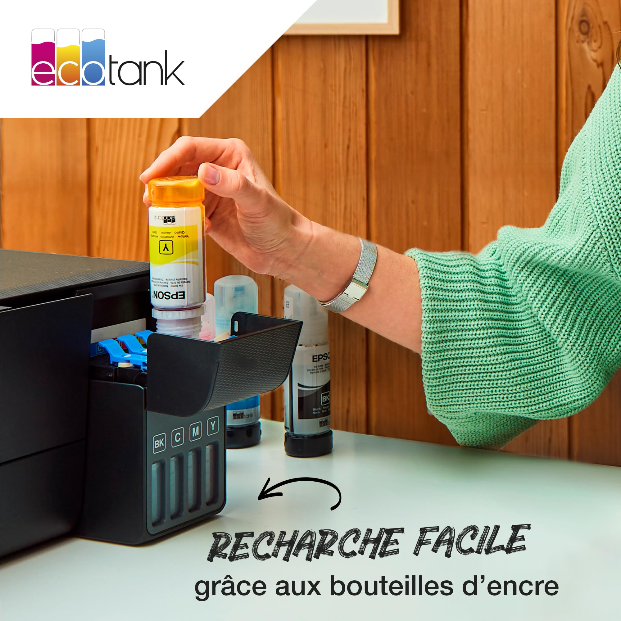 EPSON 4LB 103 EcoTank Cyan ink bottle local