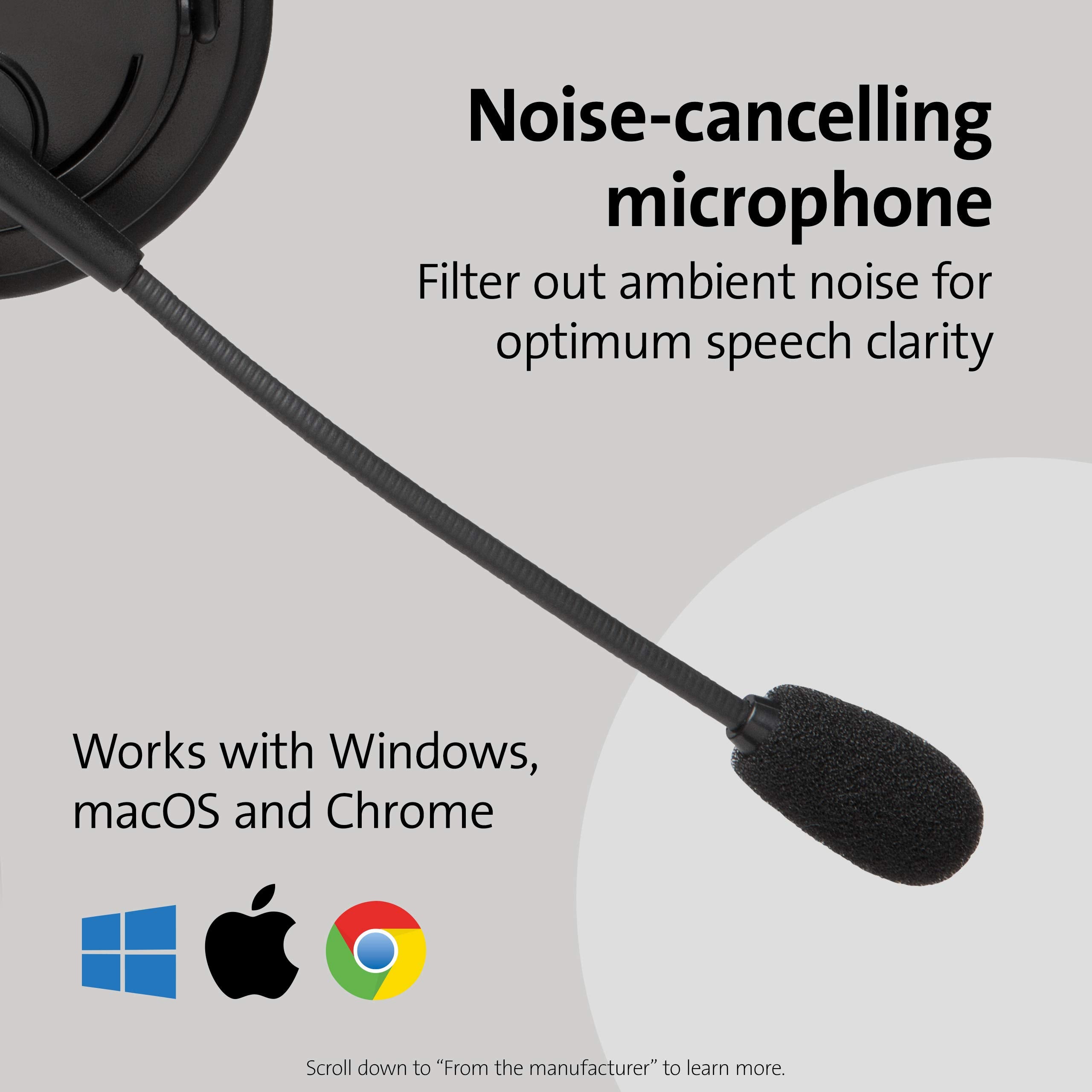 USB Hi-Fi Headphones with Mic