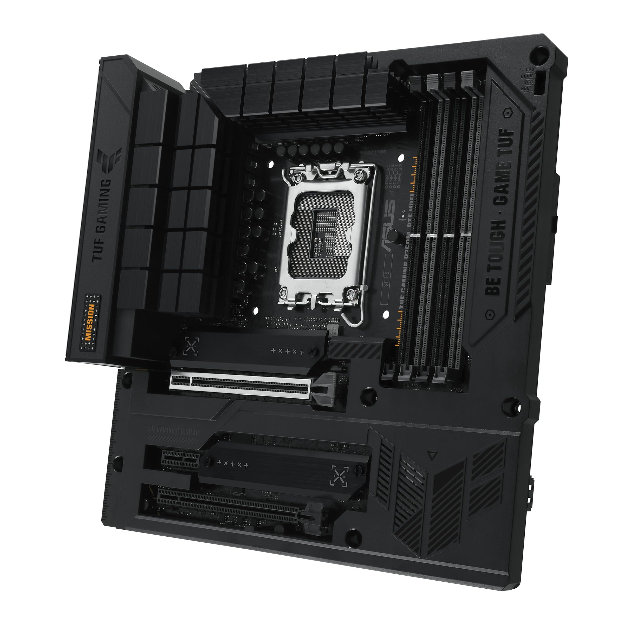 ASUS TUF GAMING B760M-BTF WIFI LGA 1700 4DDR5 microATX 4xSATA MB 1xHDMI 2.1 1xDP 1.4 3xM.2