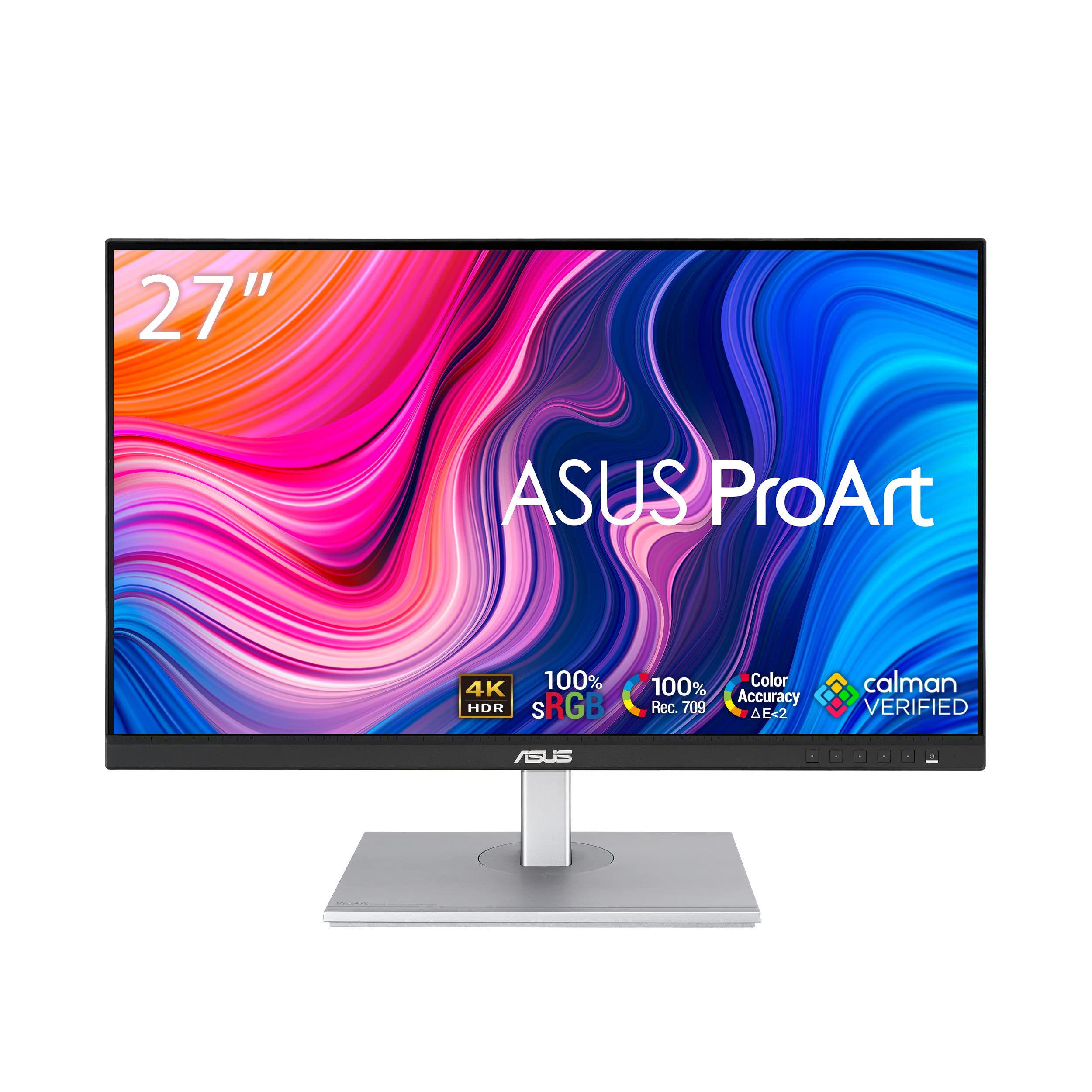 ASUS ProArt PA279CV 27p IPS 4K UHD 3840x2160 60Hz 5ms Adaptive-Sync HDR10 2xHDMI 1xDP 1xUSB Type-C 4xUSB3.0 Black 3YW