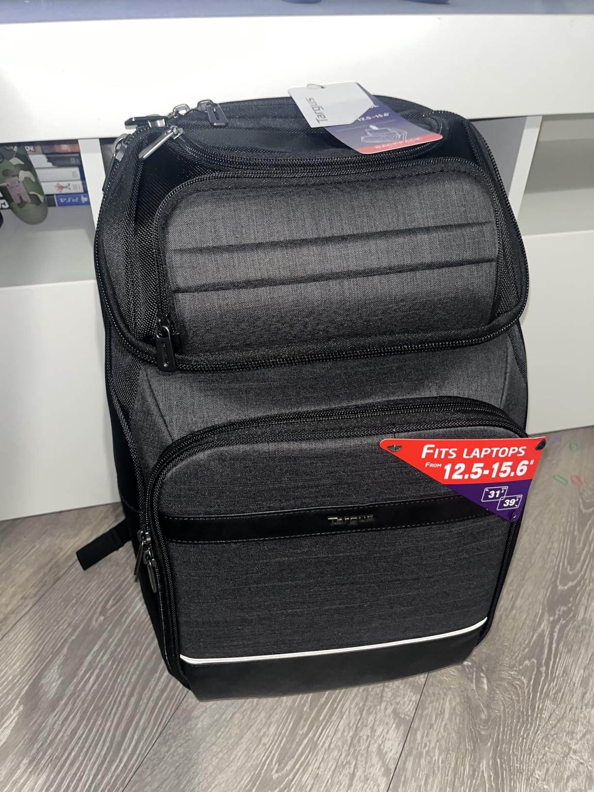 TARGUS CitySmart Advanced Multi-Fit 14-15.6inch Laptop Topload Black & Grey