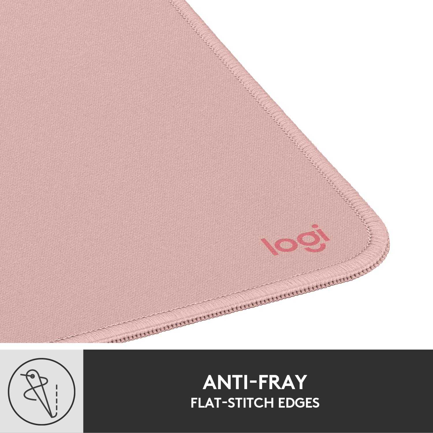 LOGITECH Desk Mat Studio Series Mouse pad dark rose