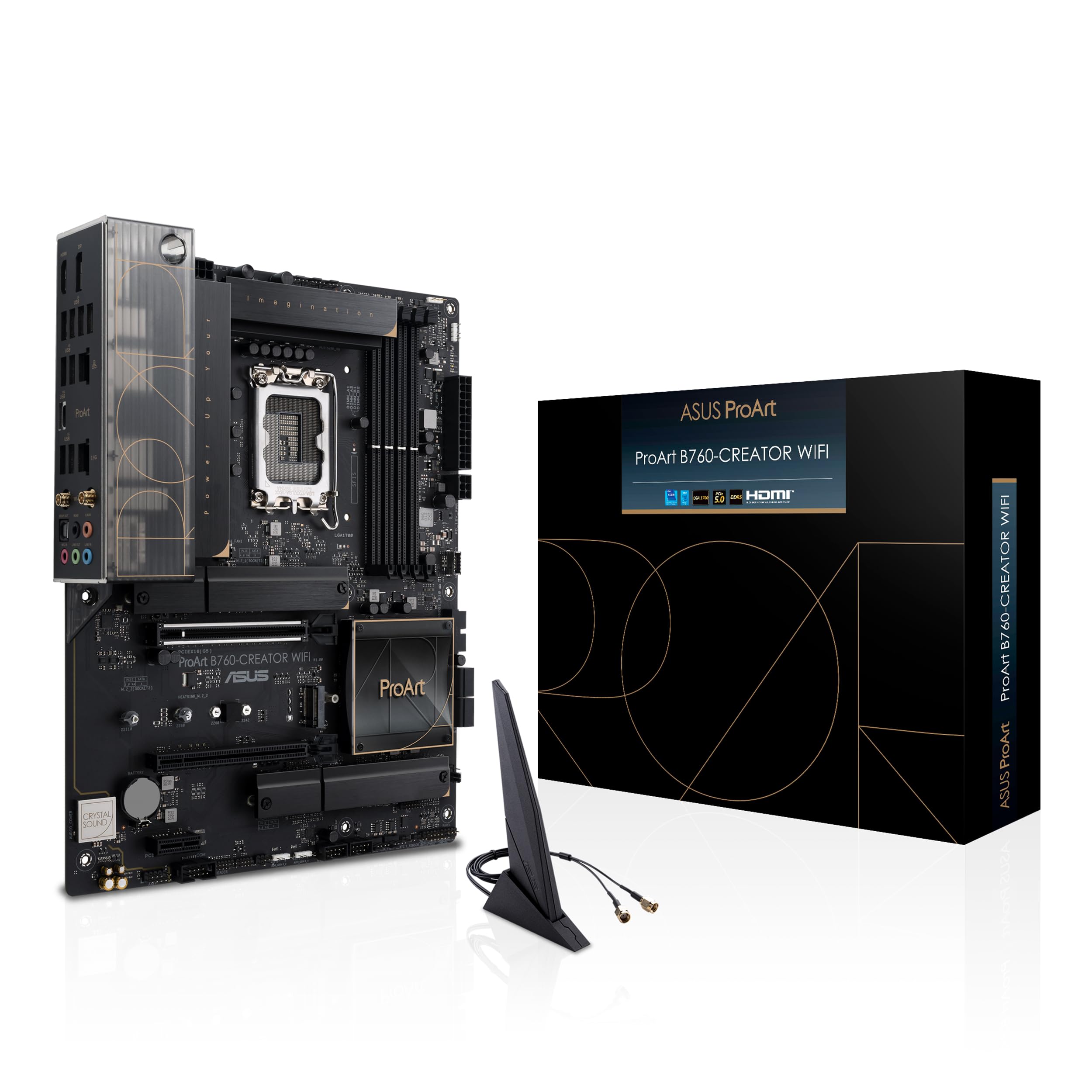 ASUS PROART B760-CREATOR WIFI LGA 1700 4xDDR5 ATX 4xSATA MB 1xHDMI 1xDP 3xM.2
