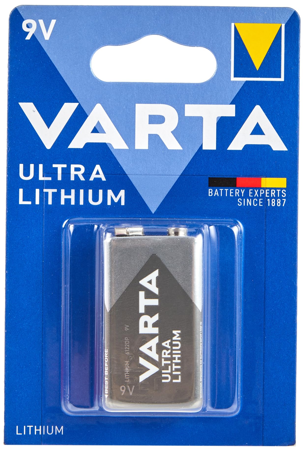 VARTA Piles lithium 6122301401 CR-V9 blister de 1