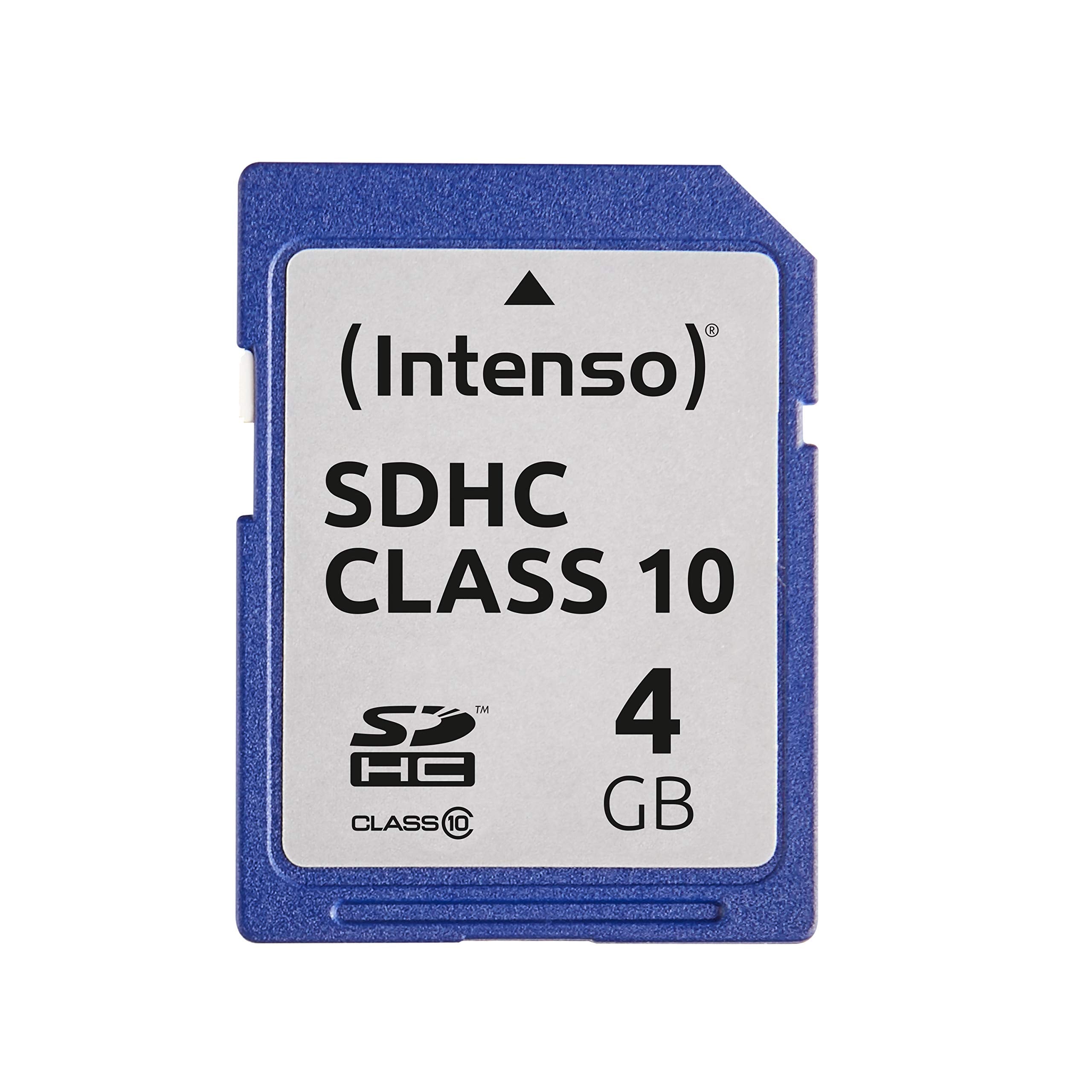 INTENSO Carte SDHC Class 10 - 4 Go