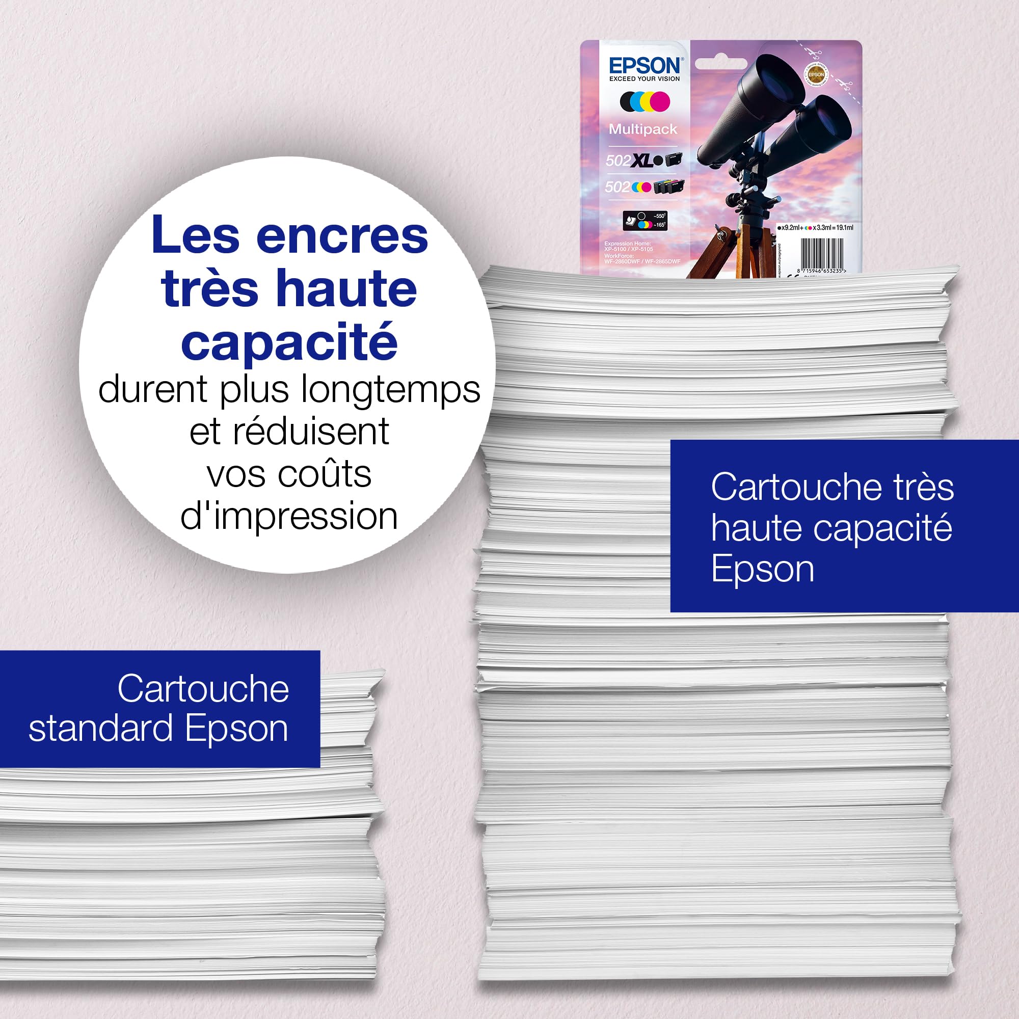 EPSON 4LB Singlepack Black 502 Ink