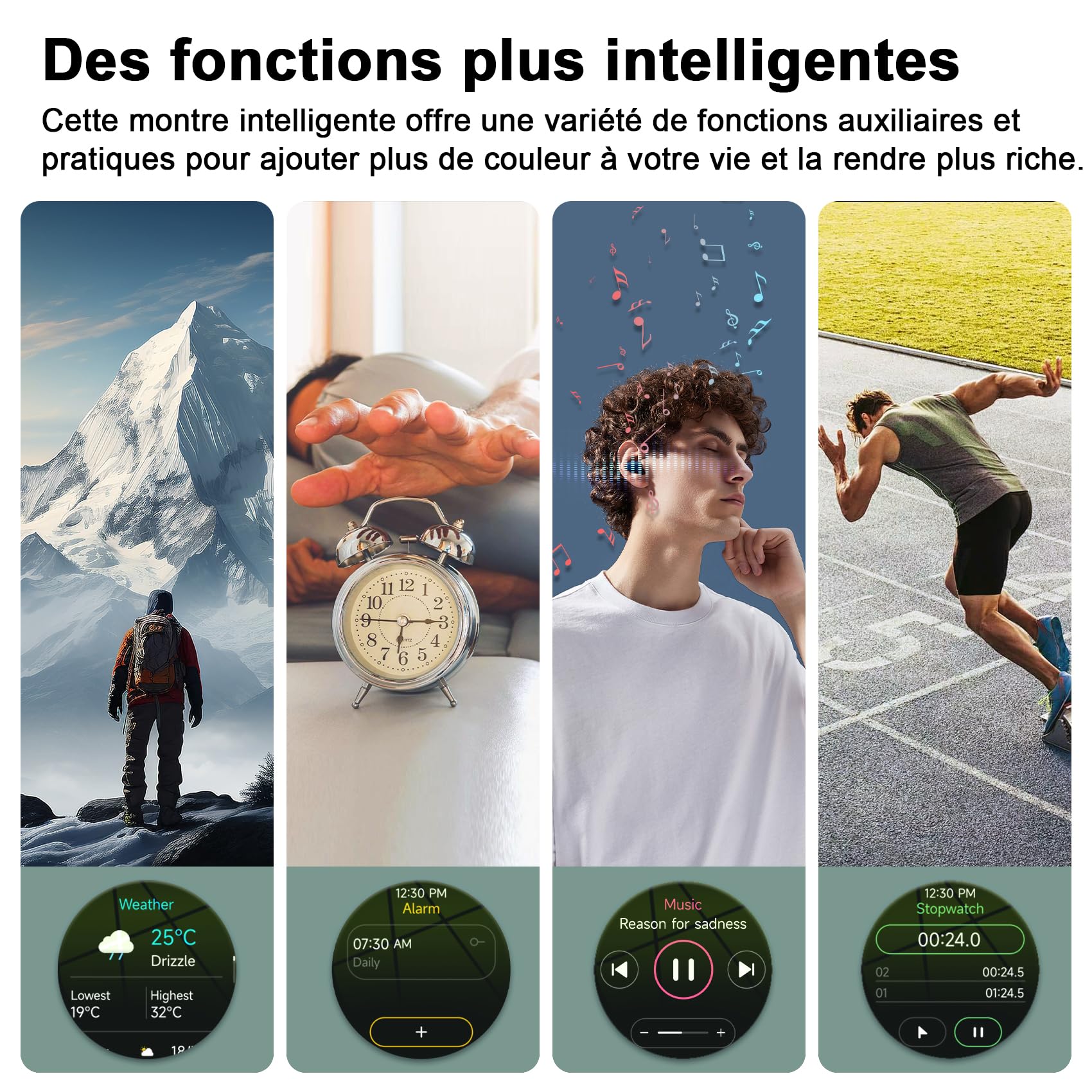 Blackview W50 (Montre Connectée - 1.39'' - Microphone intégré) Vert