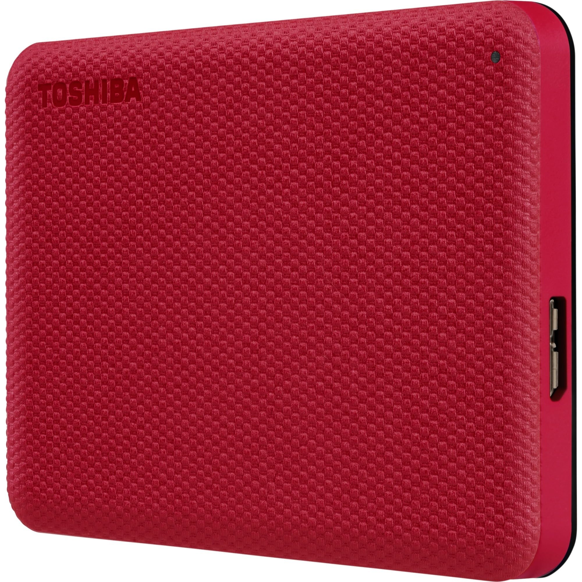 "Toshiba Canvio Advance disque dur externe 2 To 2.5"" USB Type-A 2.0/3.2 Gen 1 (3.1 Gen 1) Rouge"