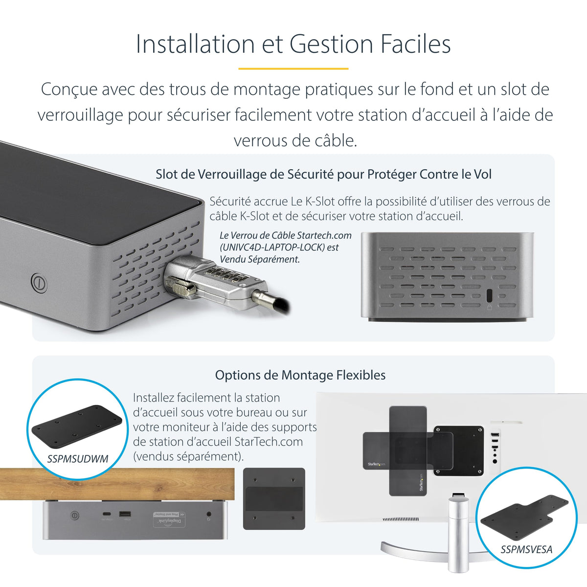 USB-C Dock - 4K Quad Monitor - 100W PD