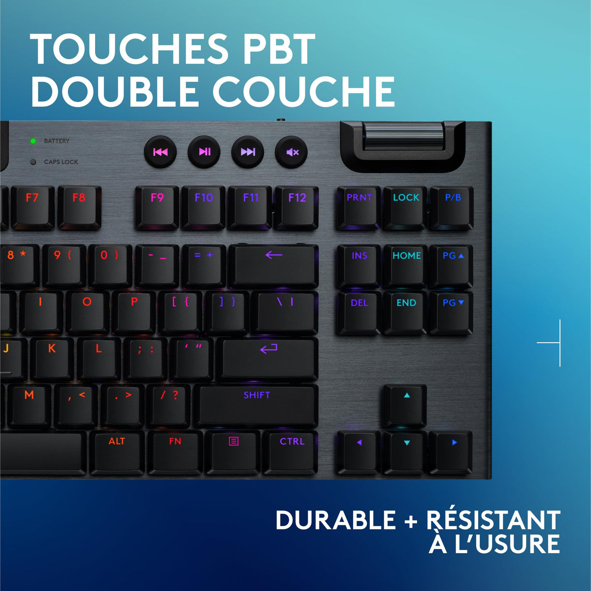 LOGITECH G915 X LIGHTSPEED TKL Wireless Gaming Keyboard Black (FR)