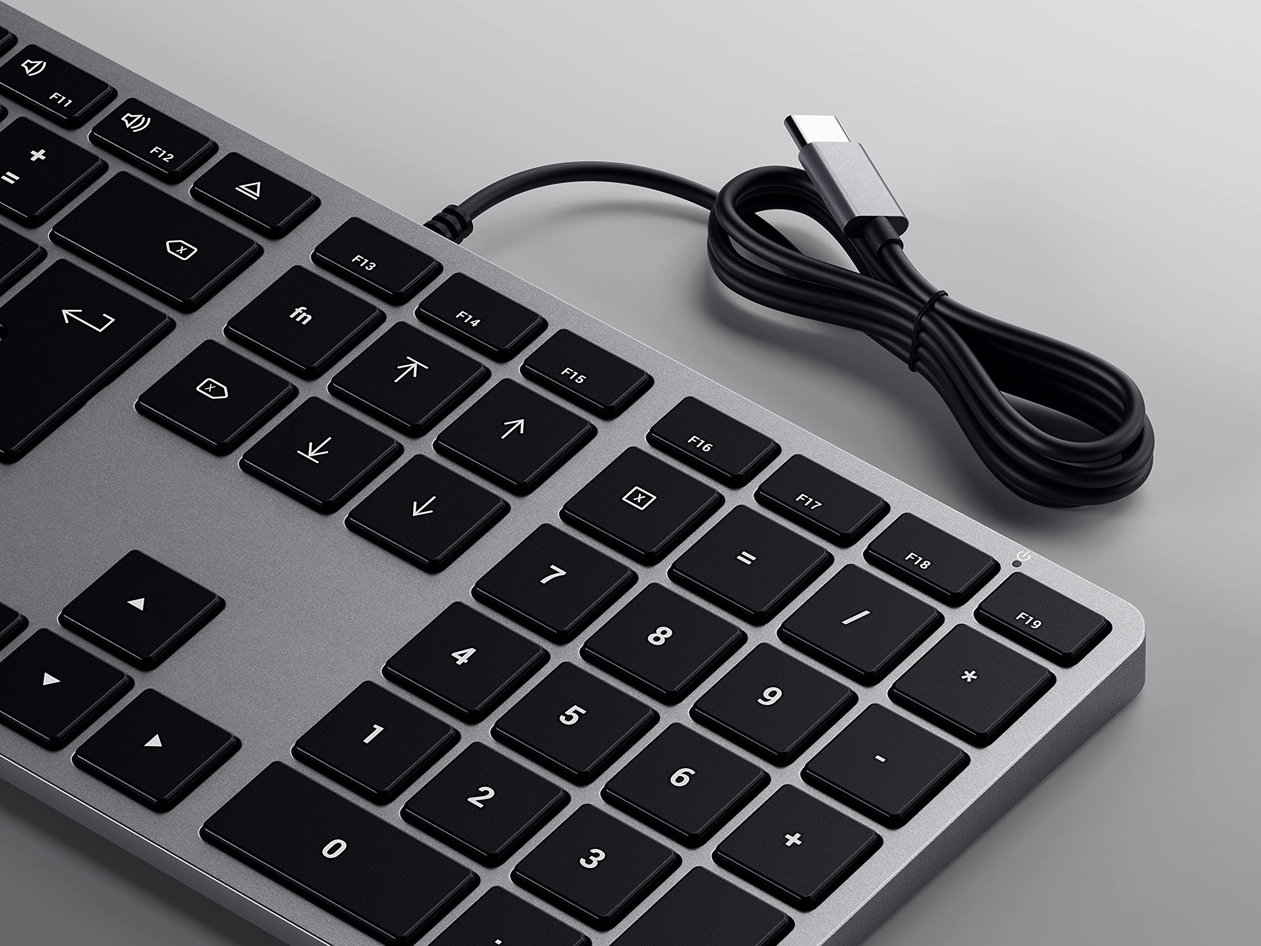 SATECHI Wired Keyboard Alu AZERTY USB-C