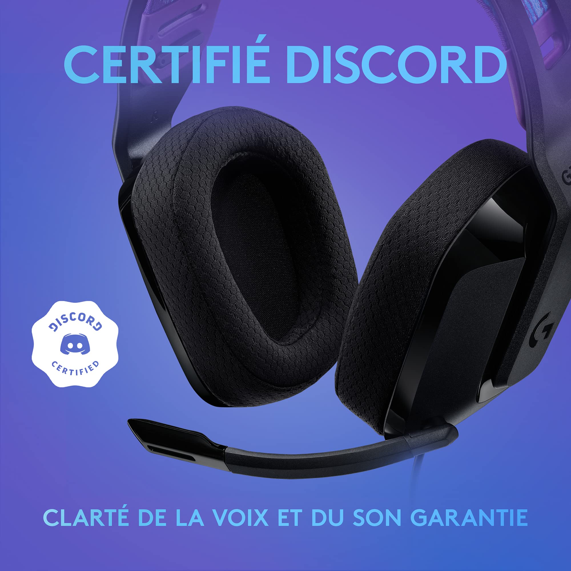 LOGITECH G335 Wired Gaming Headset - BLACK - EMEA