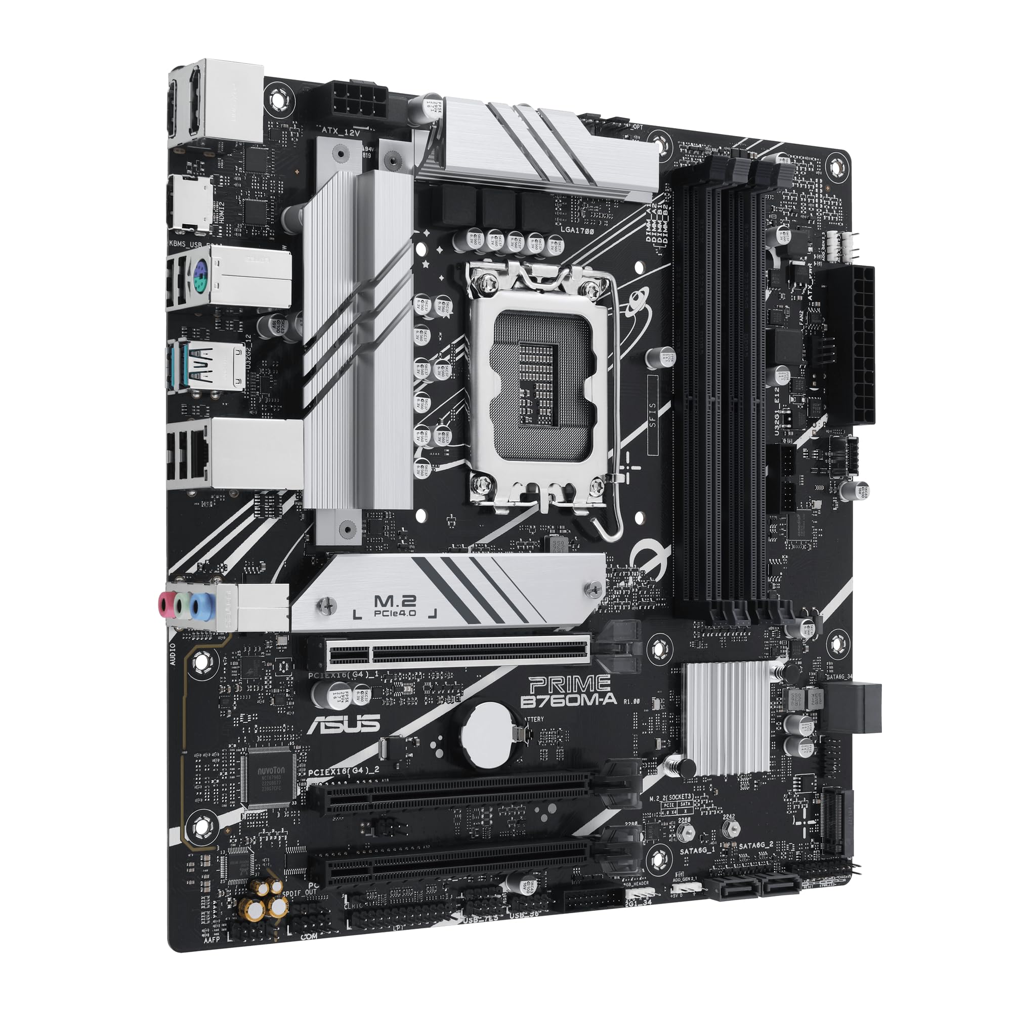 ASUS PRIME B760M-A-CSM LGA1700 mATX MB 4xDDR5 4xSATA 2xM.2