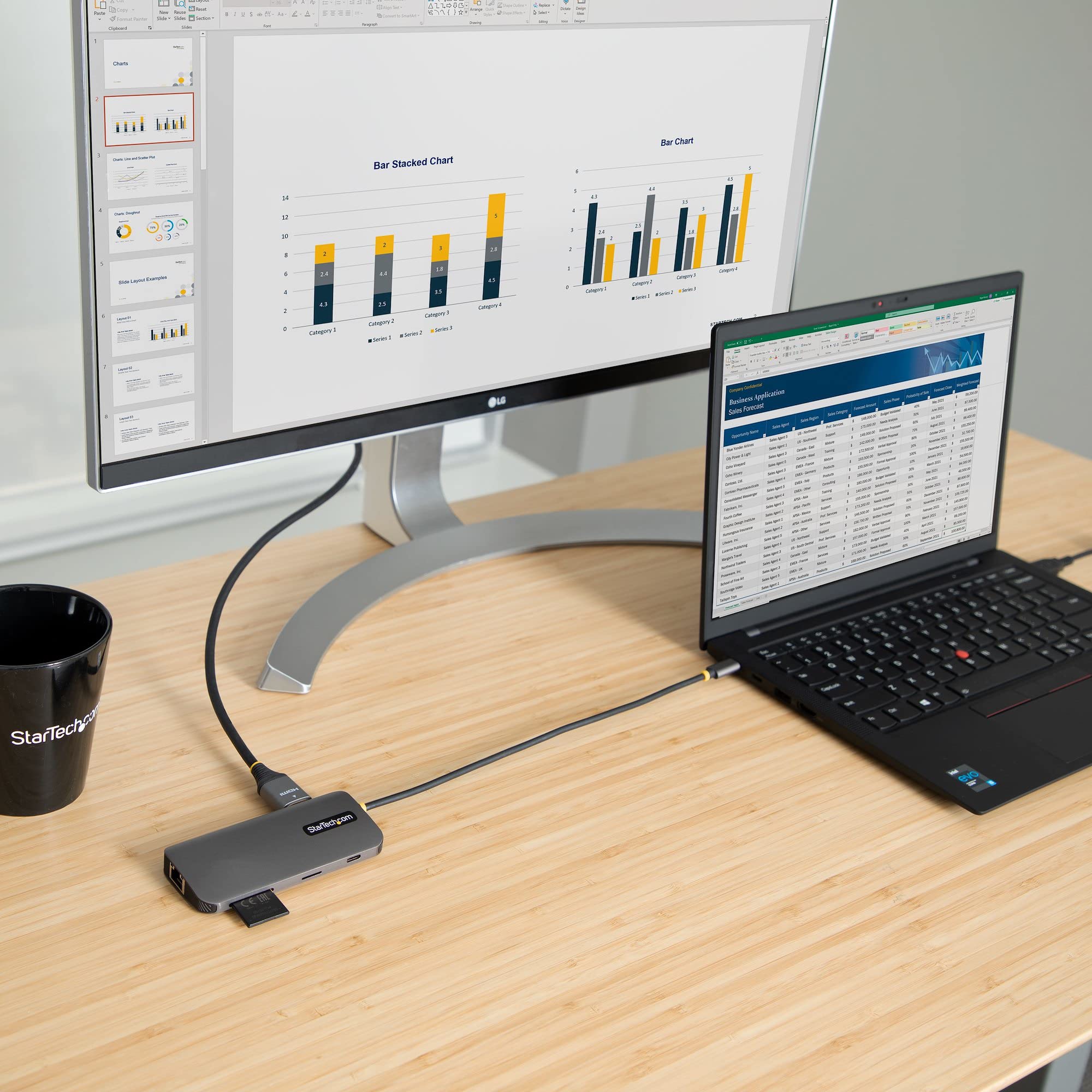 USB C Multiport Adpt 4K 60Hz HDMI PD