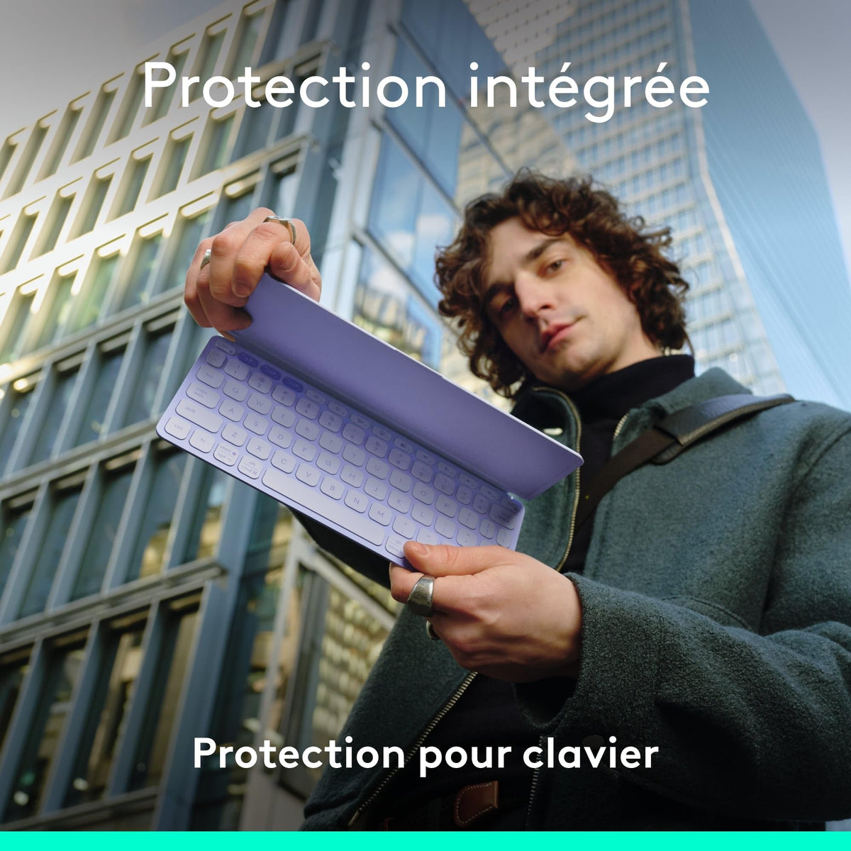 LOGITECH Keys-To-Go 2 - Lilac - WESTMID-511 (FR)