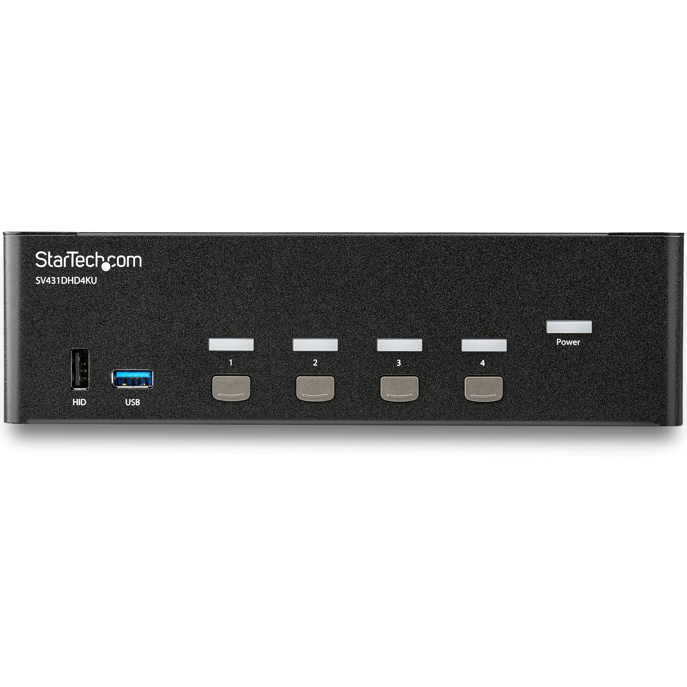 KVM Switch/USB Hub4 Dual Monitor Display