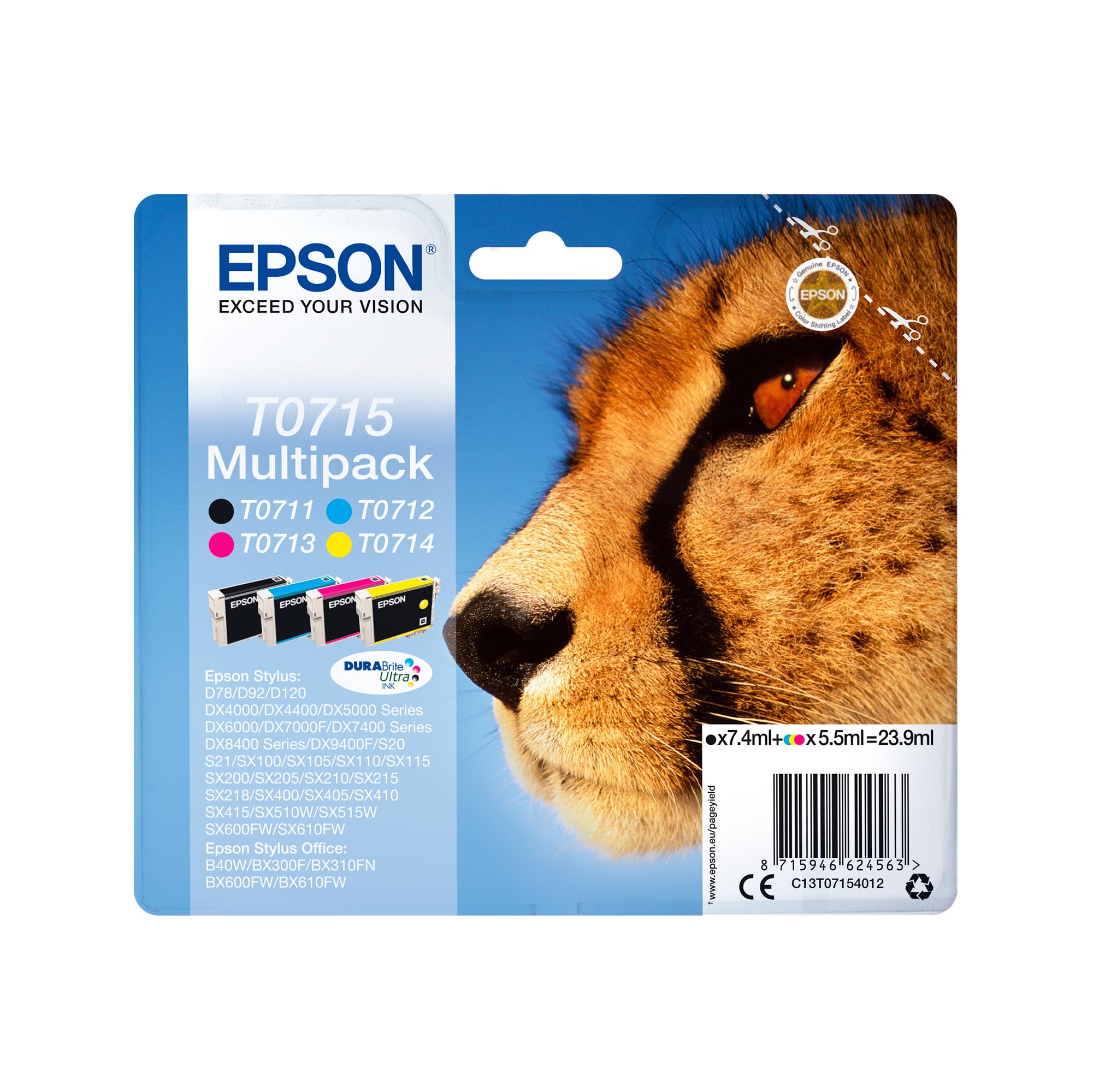 Ink/T0711 Cheetah 7.4ml BK